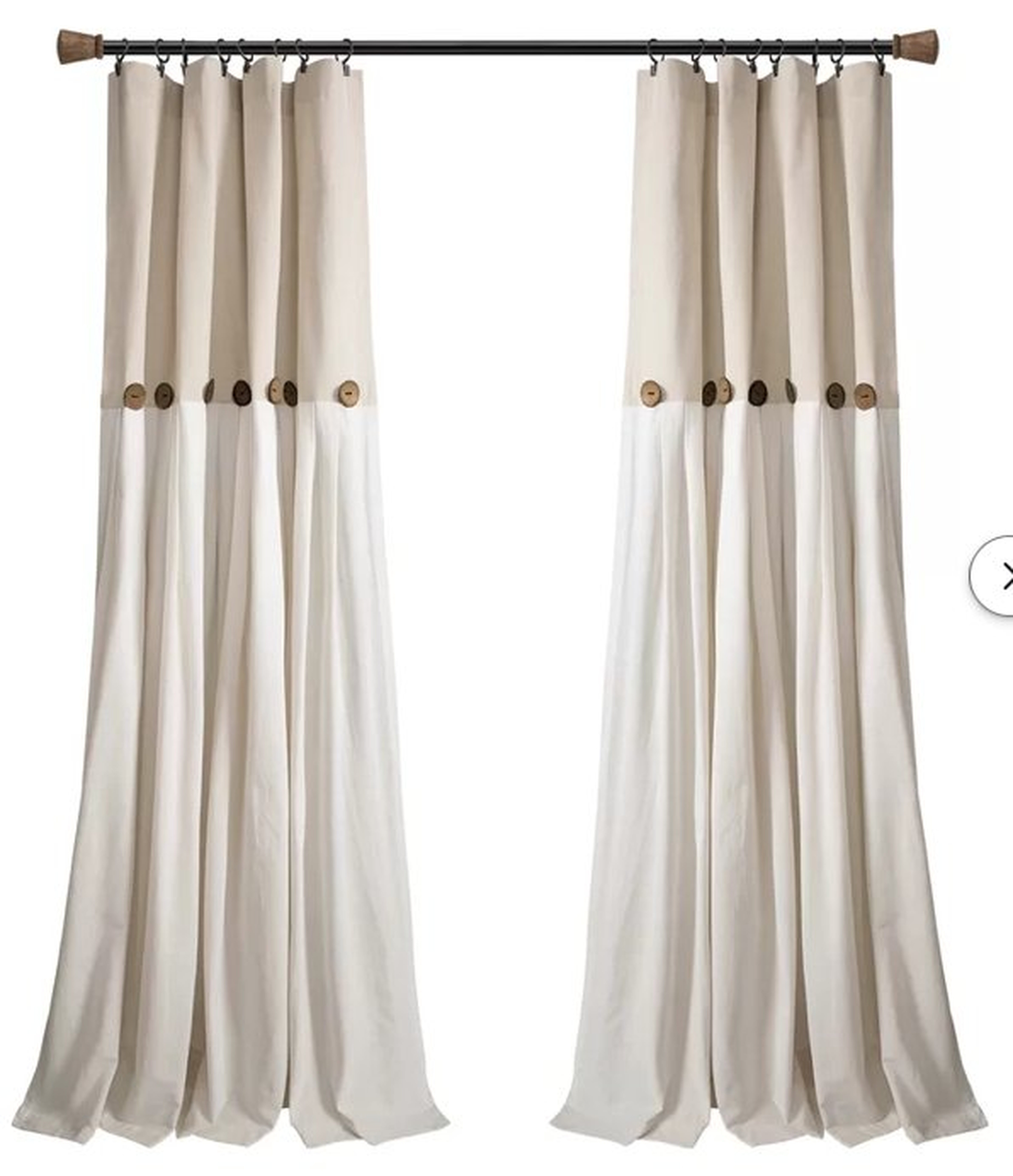 Ruya Window Semi-Sheer Rod Pocket Single Curtain Panel - Wayfair