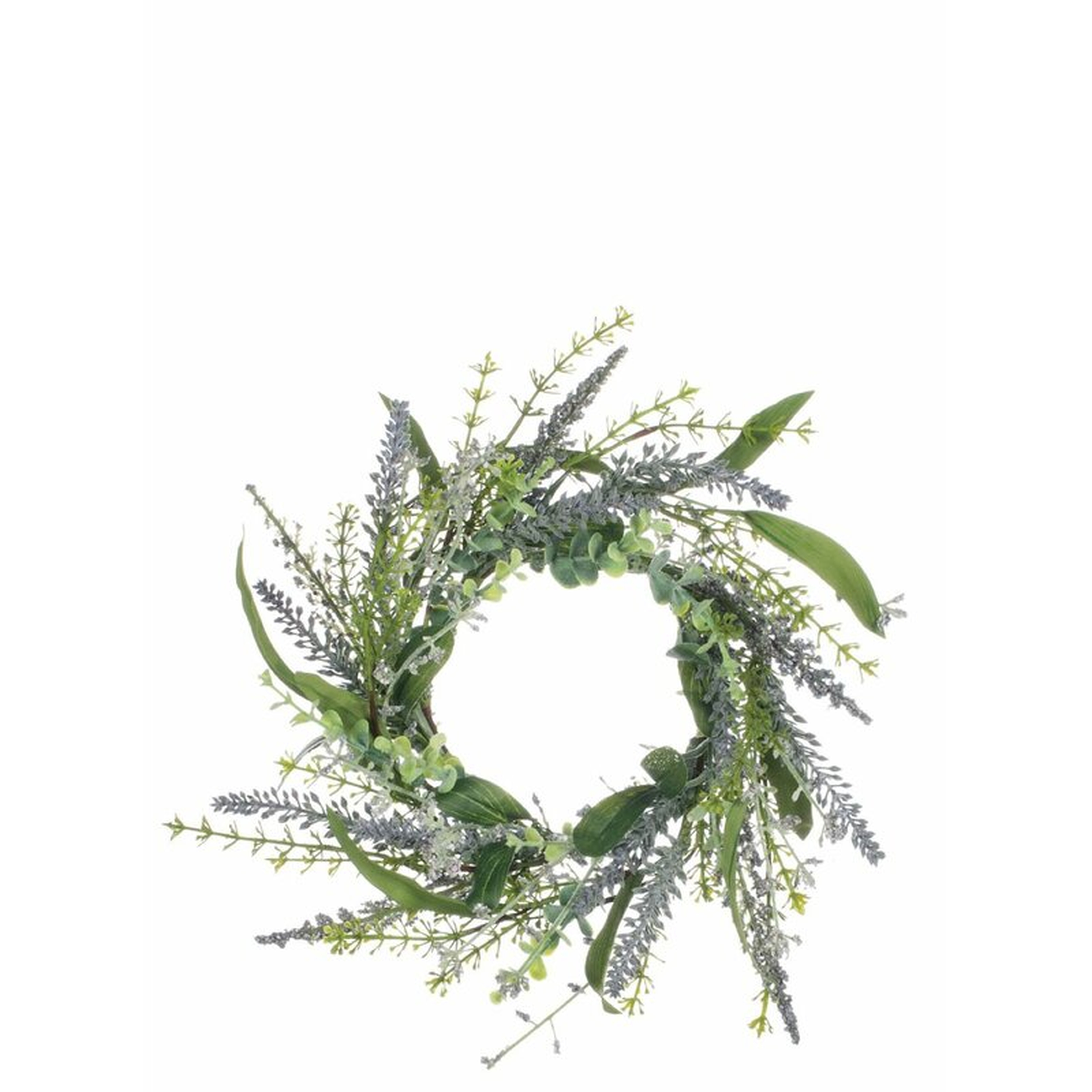 Lavender Accent 14" Polyvinyl Chloride Wreath - Wayfair