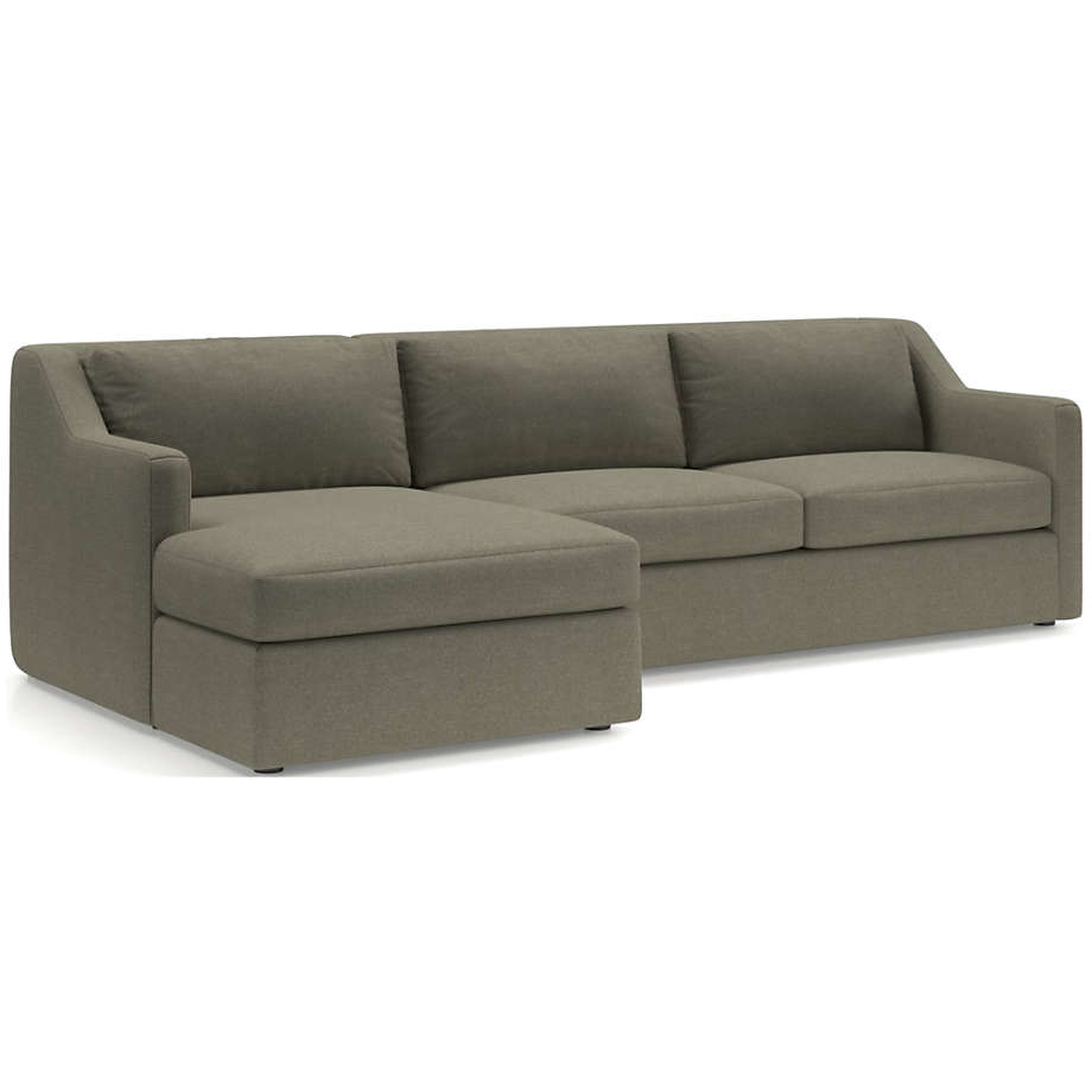 Notch 2-Piece Sectional - Crate and Barrel