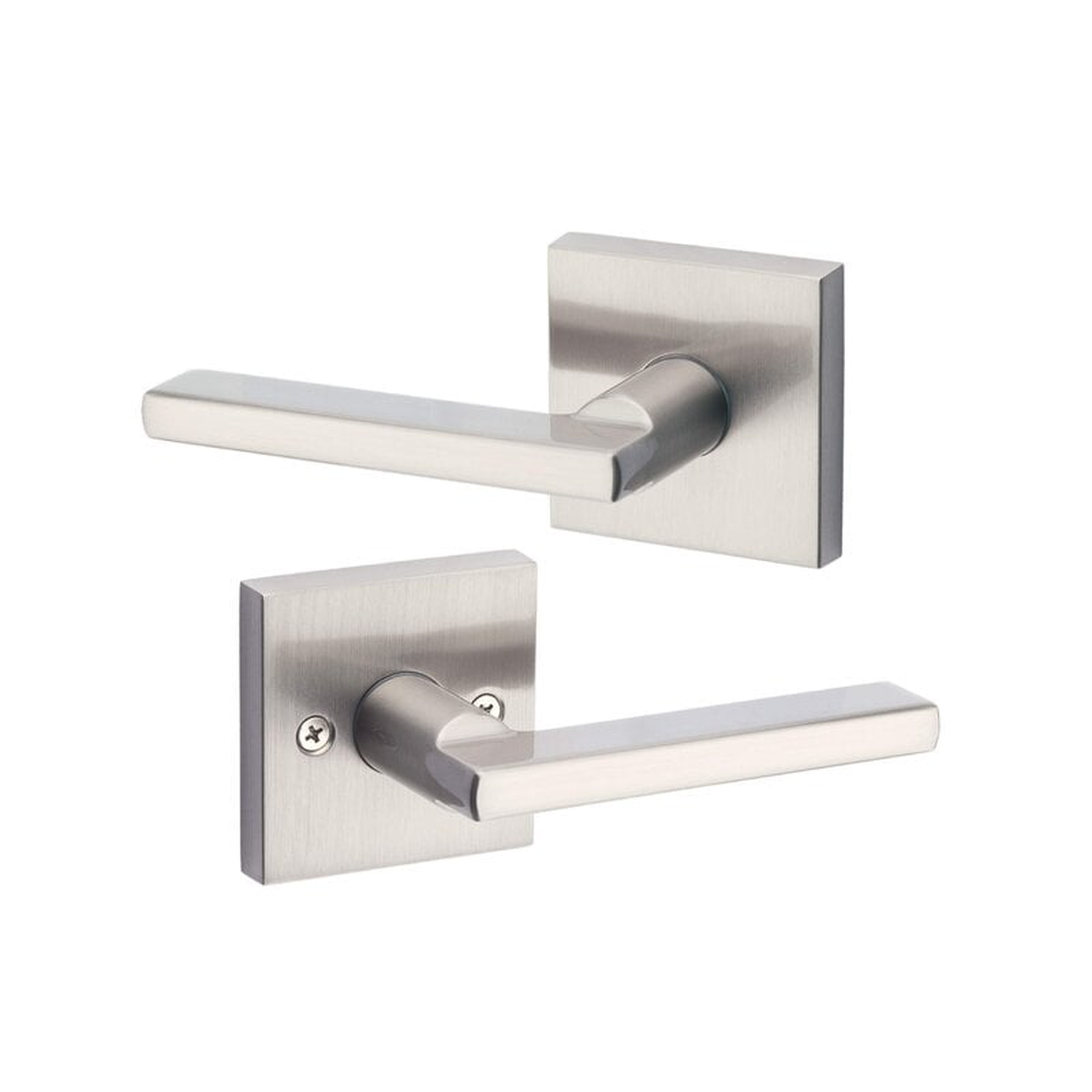 Door Handle Lever With Modern Contemporary Slim Square Design For Home Hallway Or Closet,The Door Handle Is Strong - Wayfair