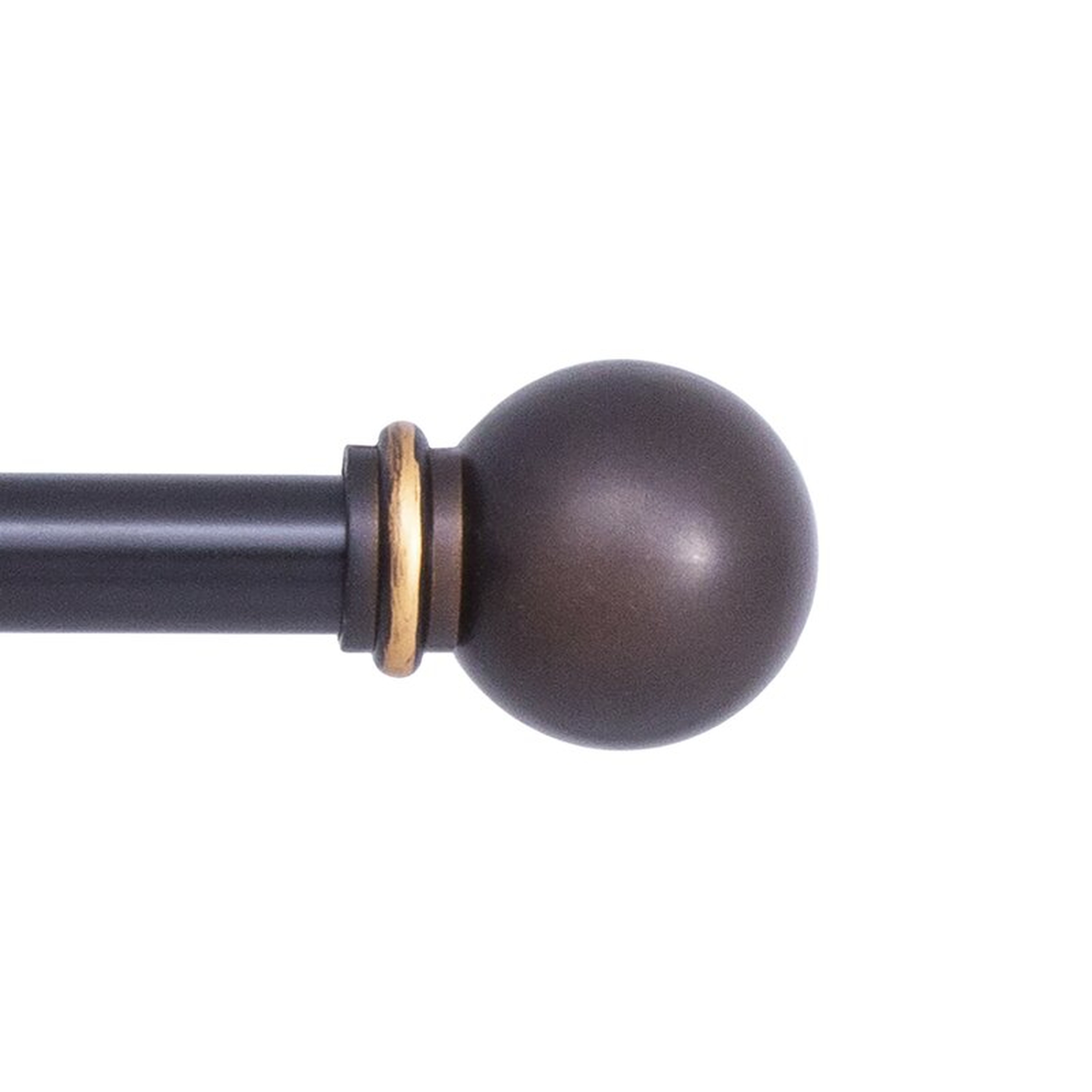 Wayfair Basics® Adjustable 0.63" Single Curtain Rod - Wayfair
