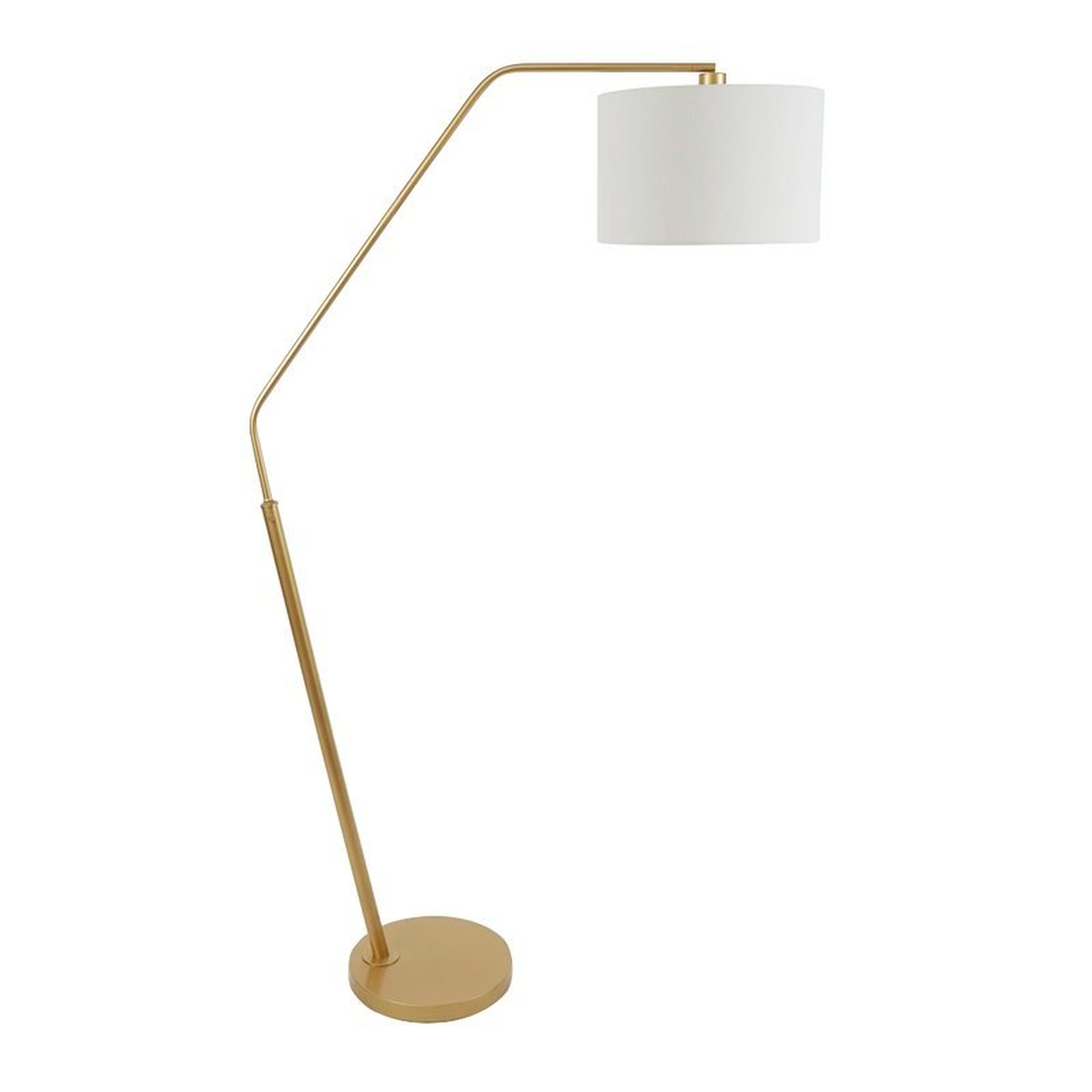 Cason Gold Arched Floor Lamp - Wayfair