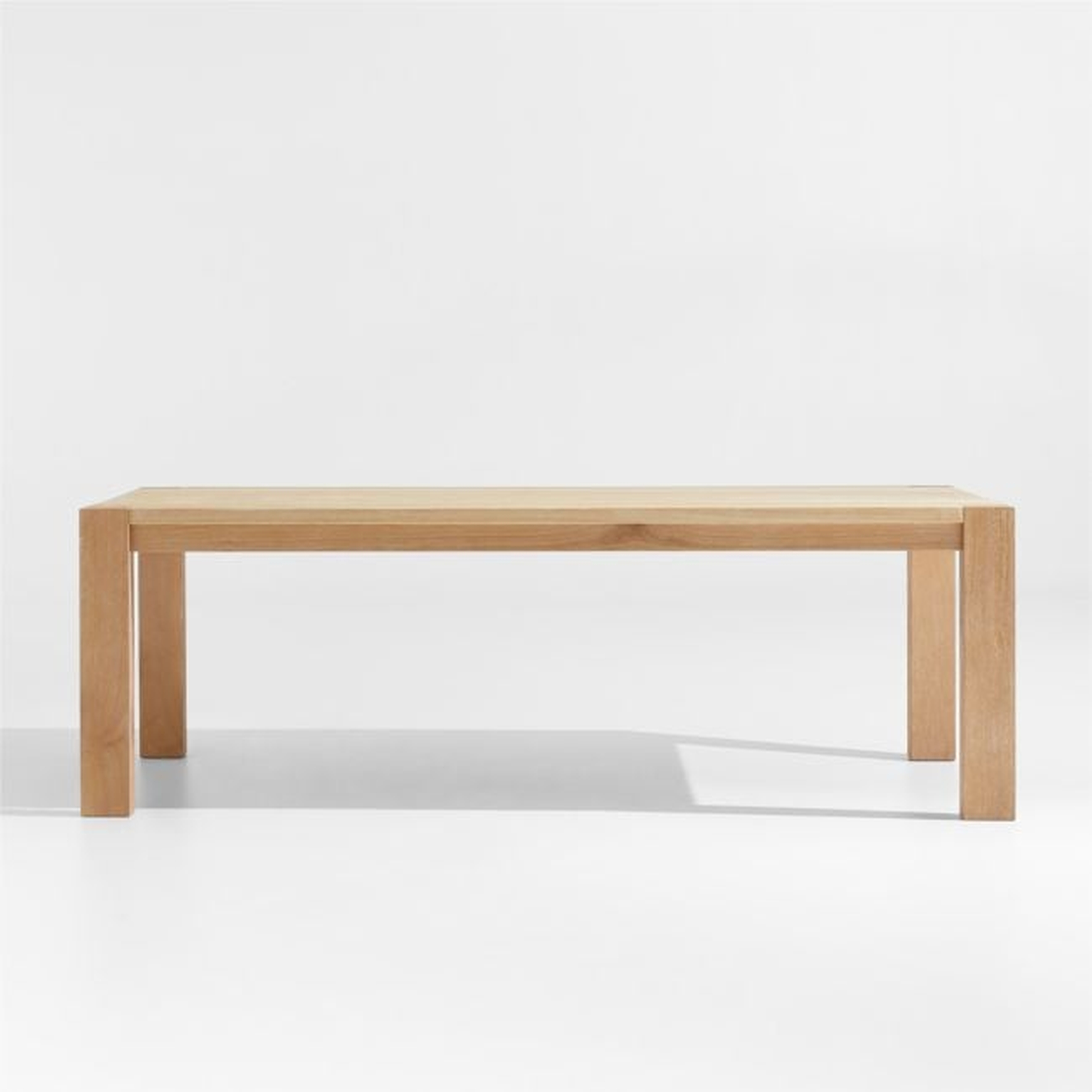 Terra Natural 90" Dining Table - Crate and Barrel