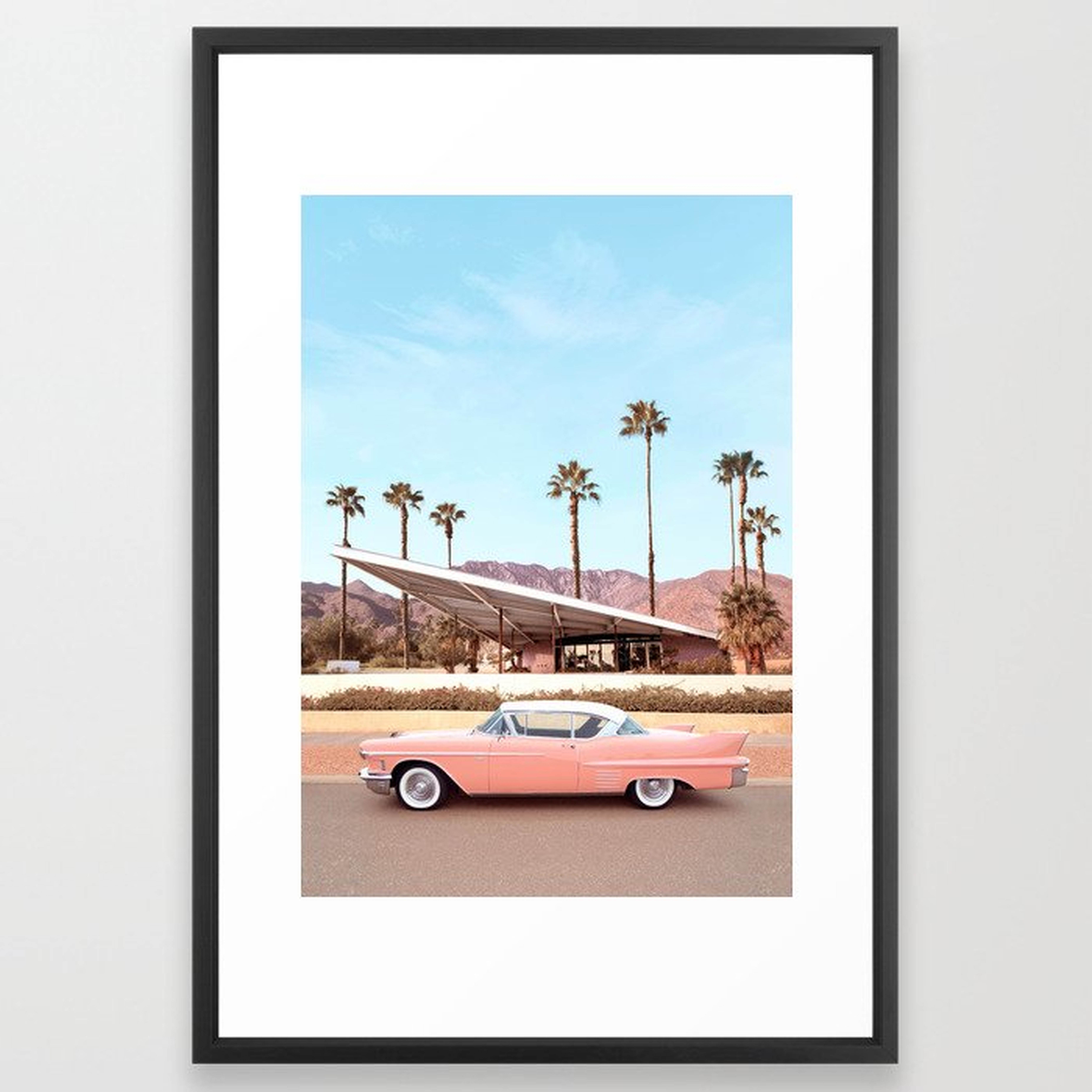 Palm Springs Framed Art Print - Society6