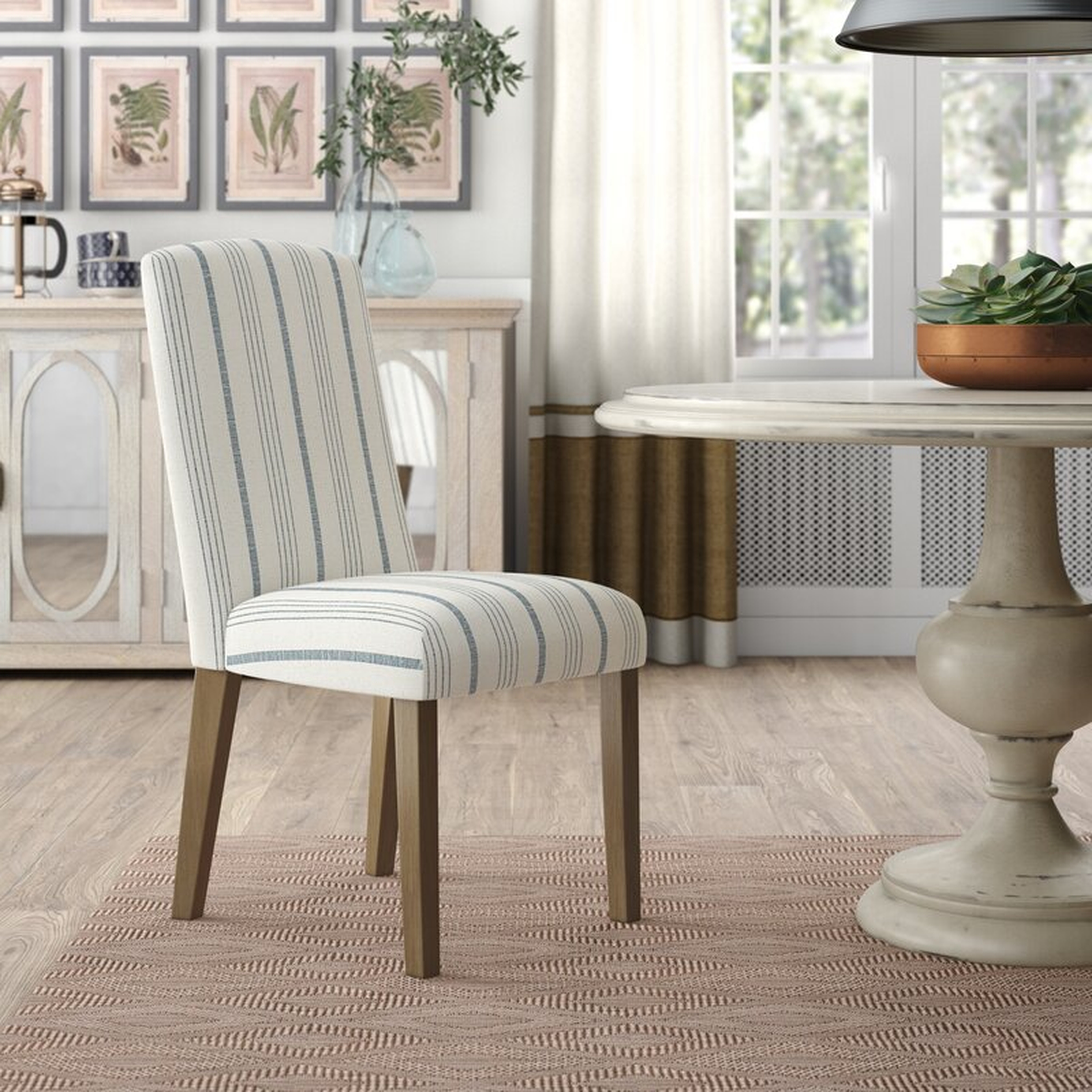 Clearfield Stripe Upholstered Dining Chair (Set of 2) - Birch Lane