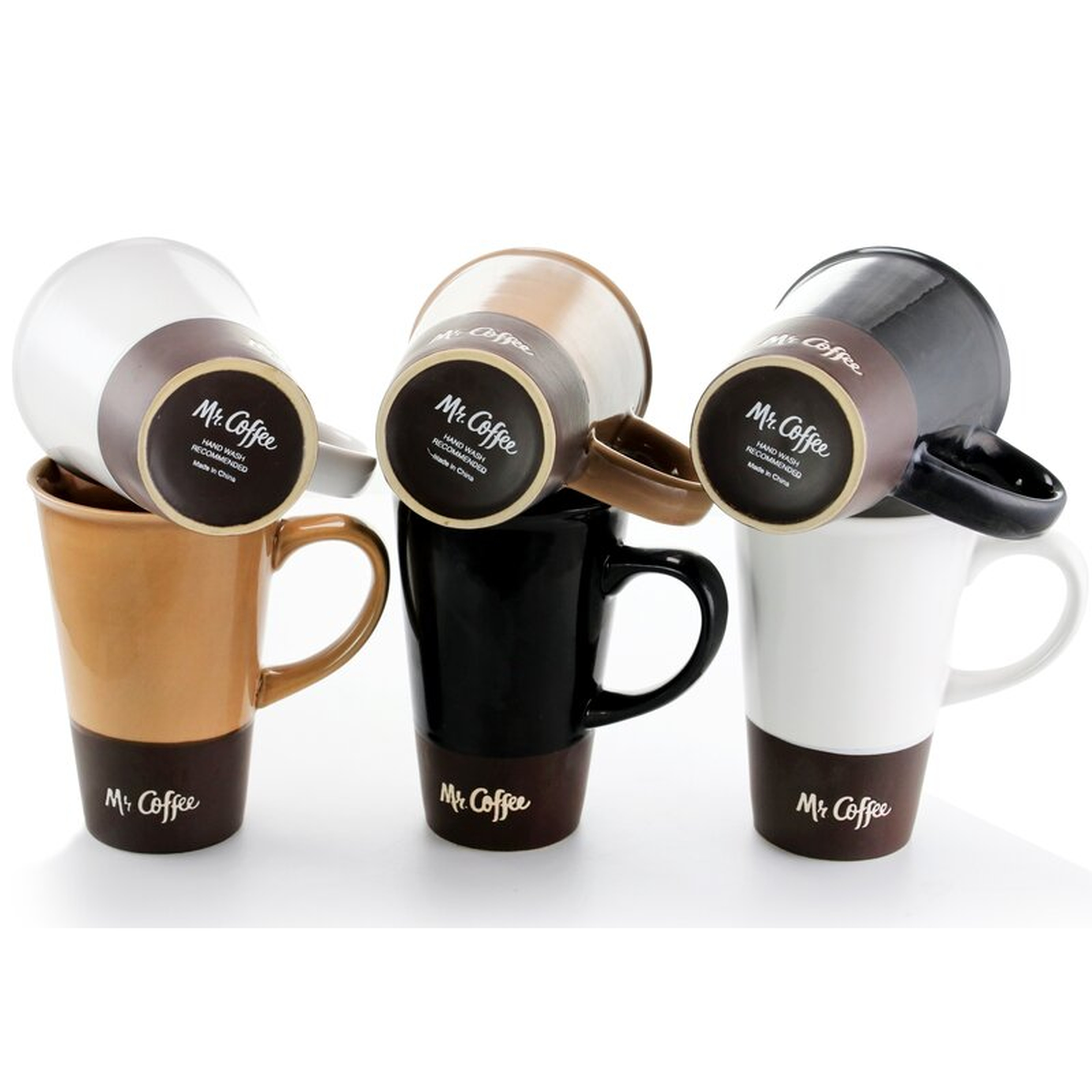 Cafe Zortea 16 oz 6 Piece Coffee Mug Set (Set of 6) - Wayfair