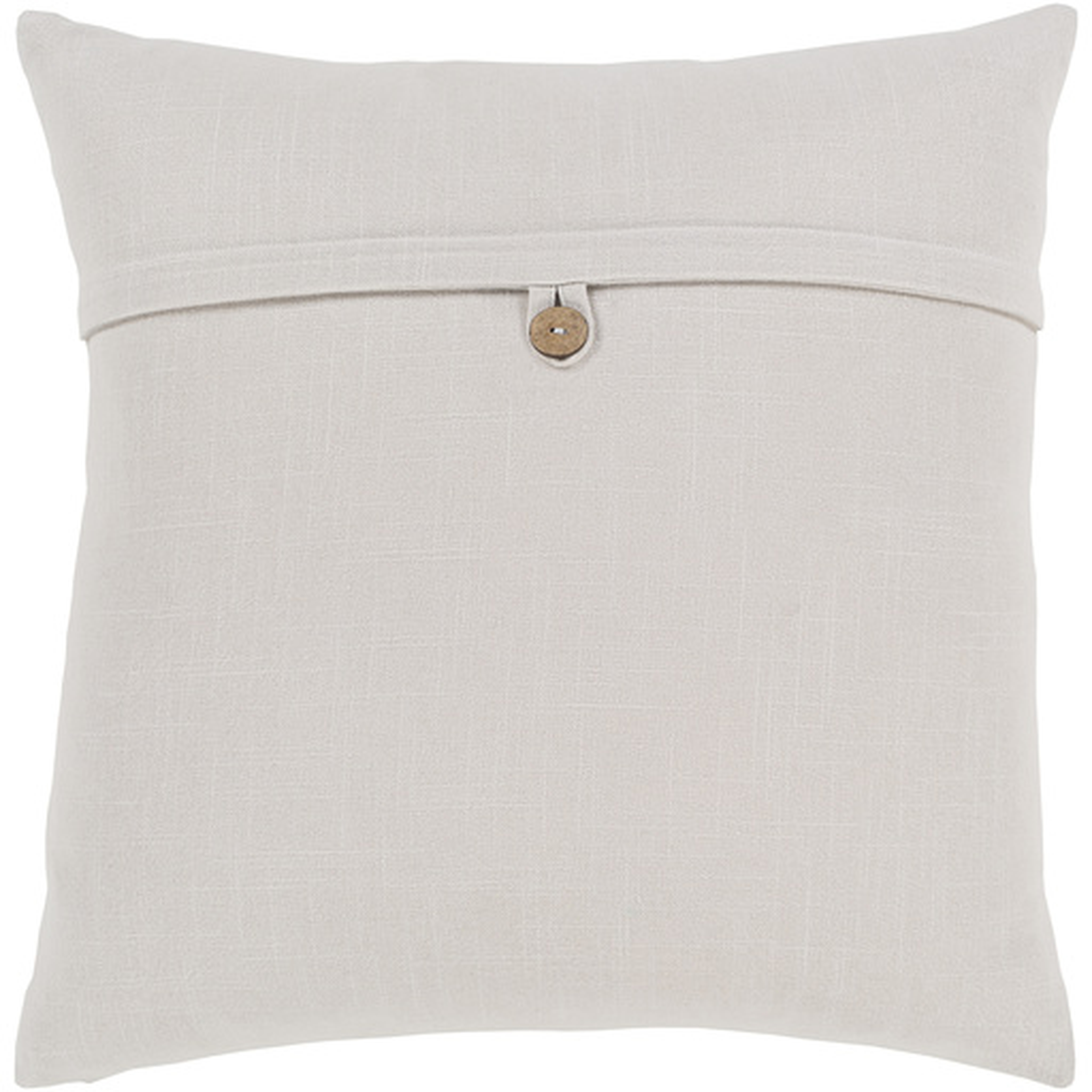 Perine Pillow Cover, 20" x 20", Ivory - Cove Goods