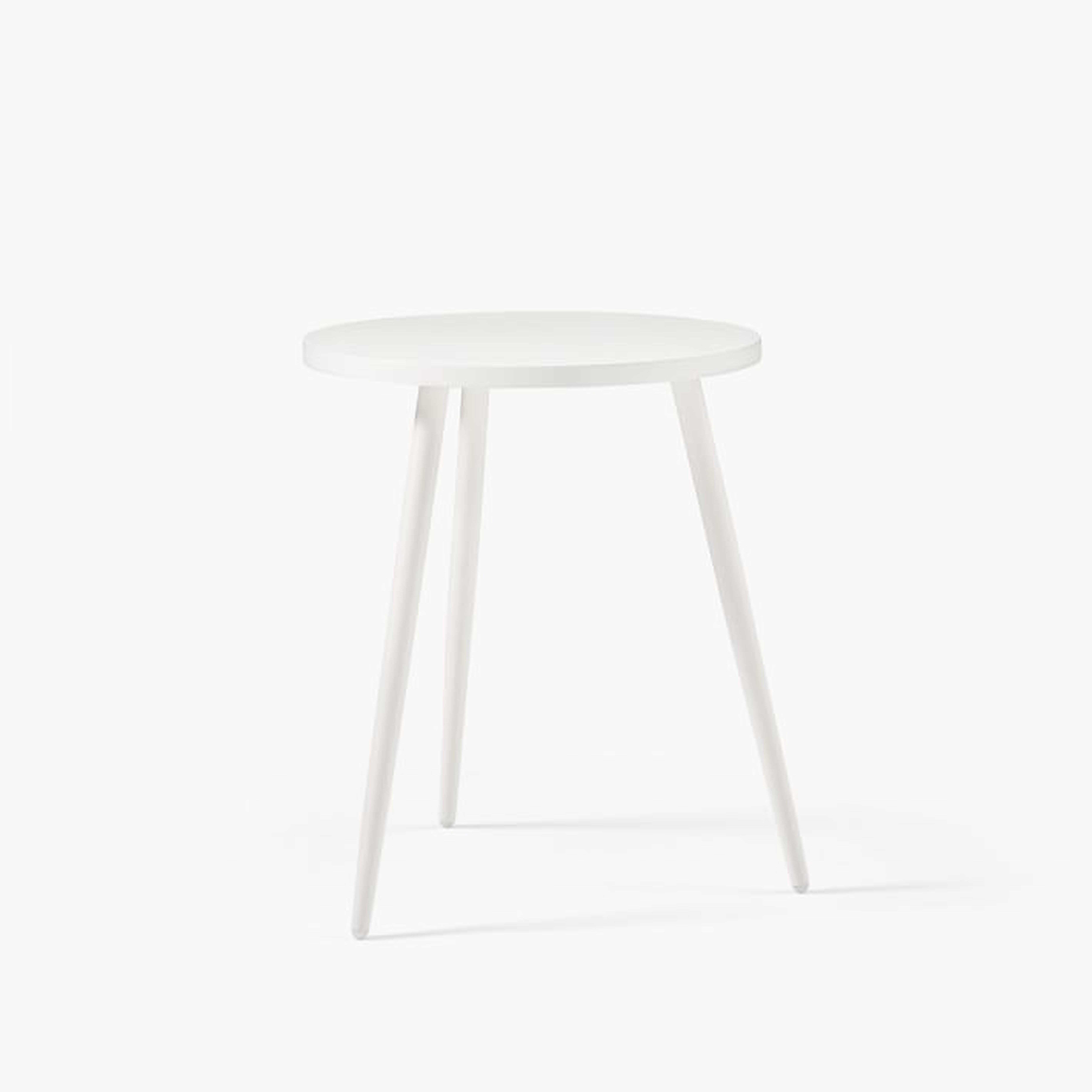 Mitzi Side Table, White - West Elm