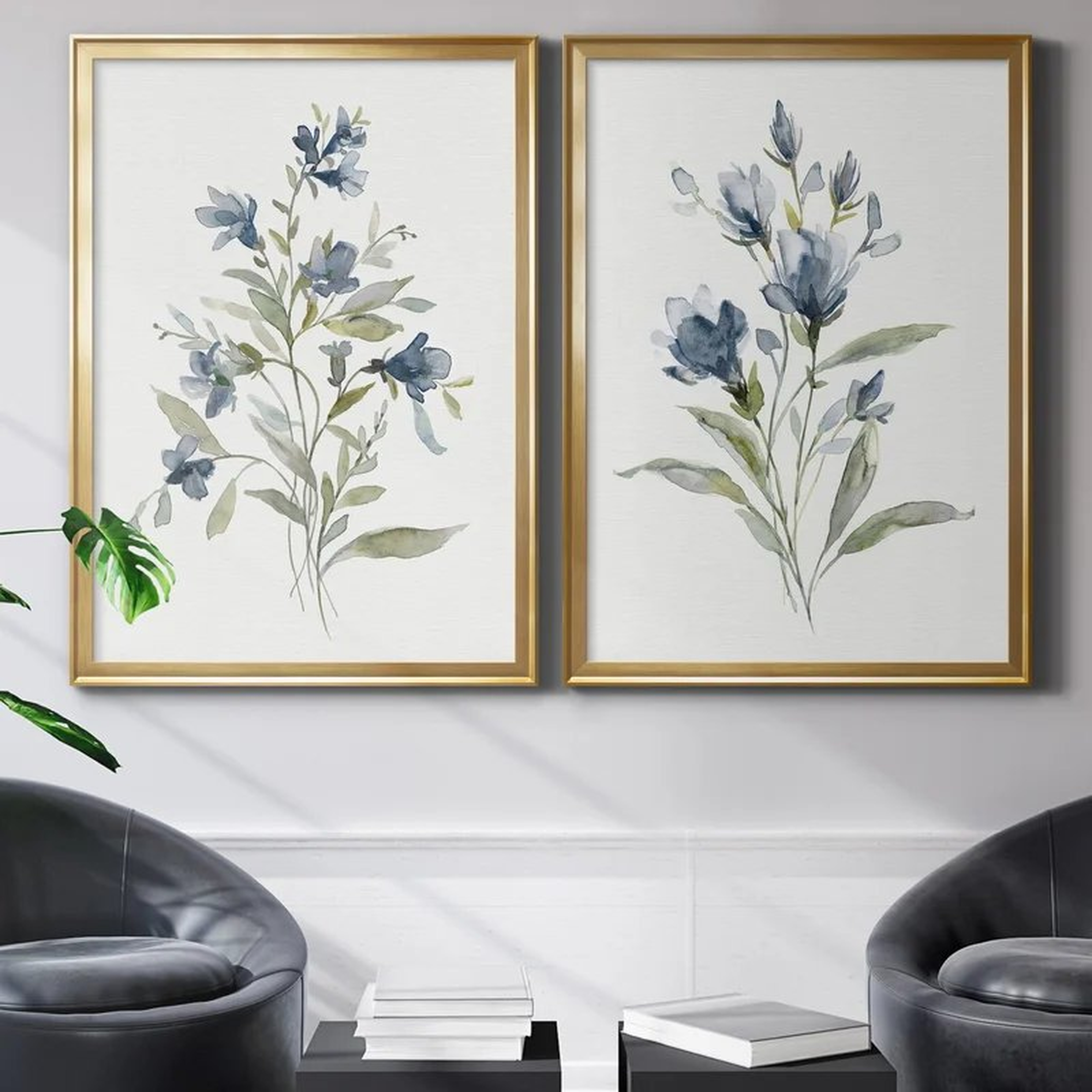 Linen Botanical III - 2 Piece Print Set - Wayfair