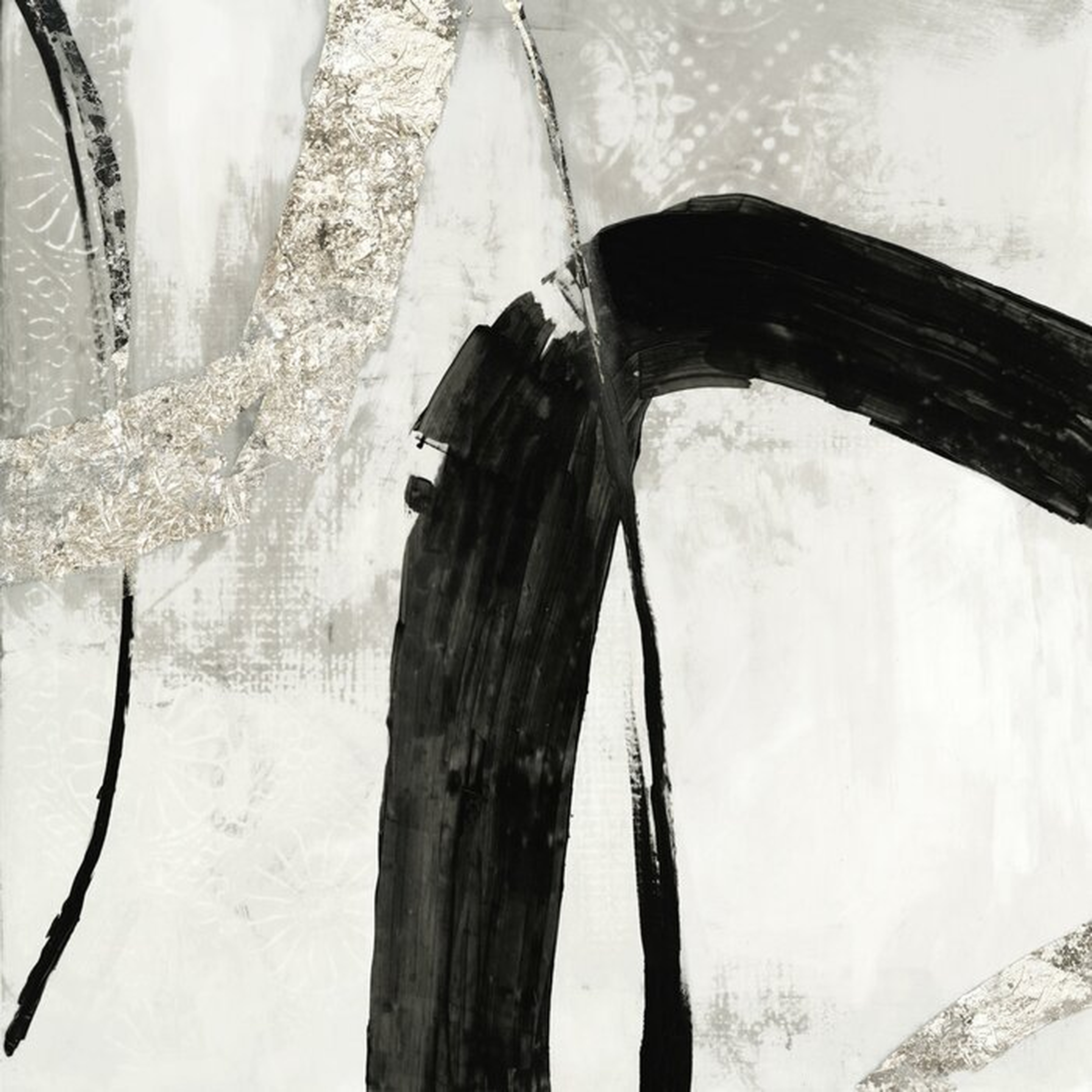 'BLACK INK II' PRINT ON WRAPPED CANVAS - Perigold