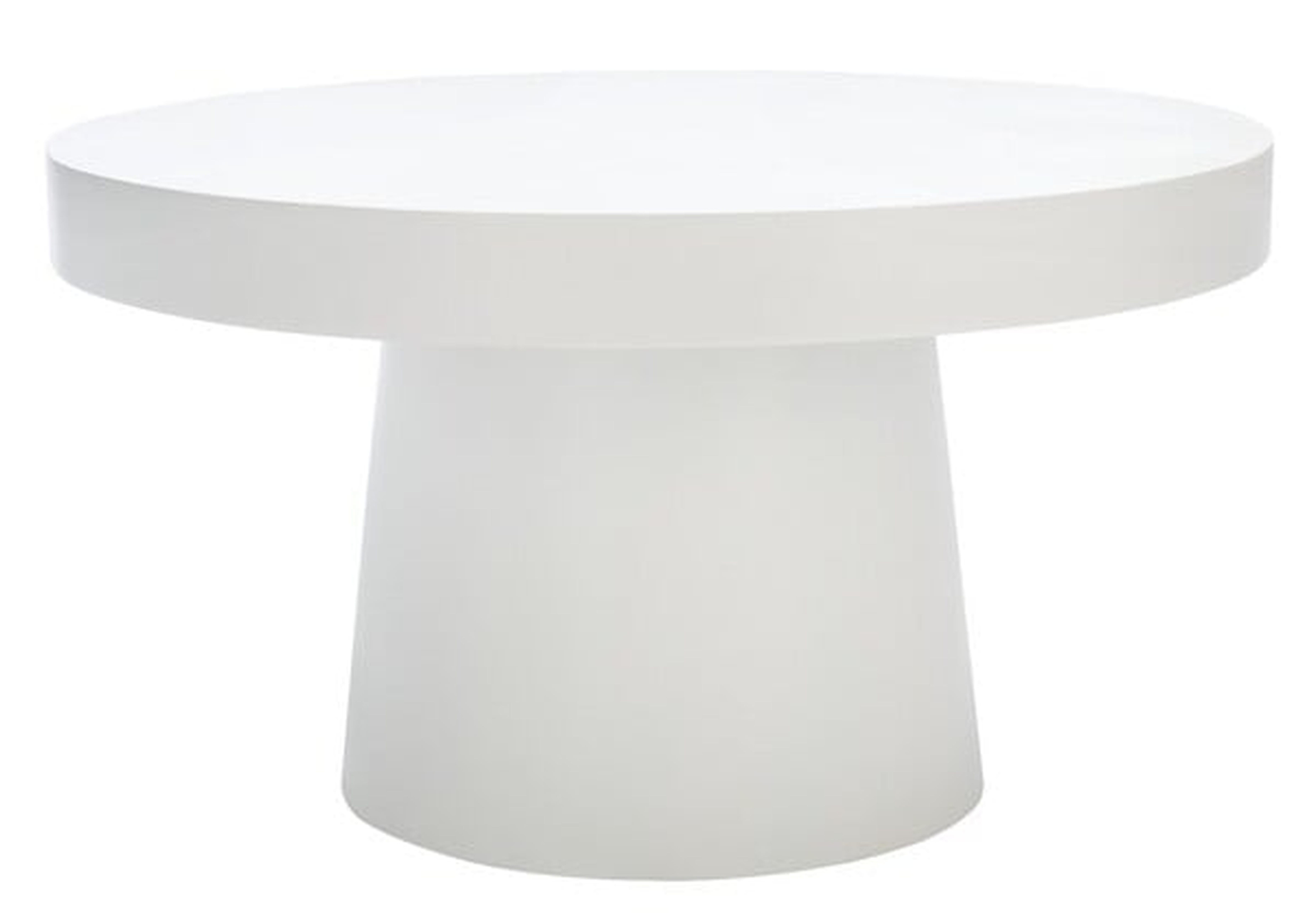 Jaria Faux Concrete Coffee Table - White - Safavieh - Safavieh