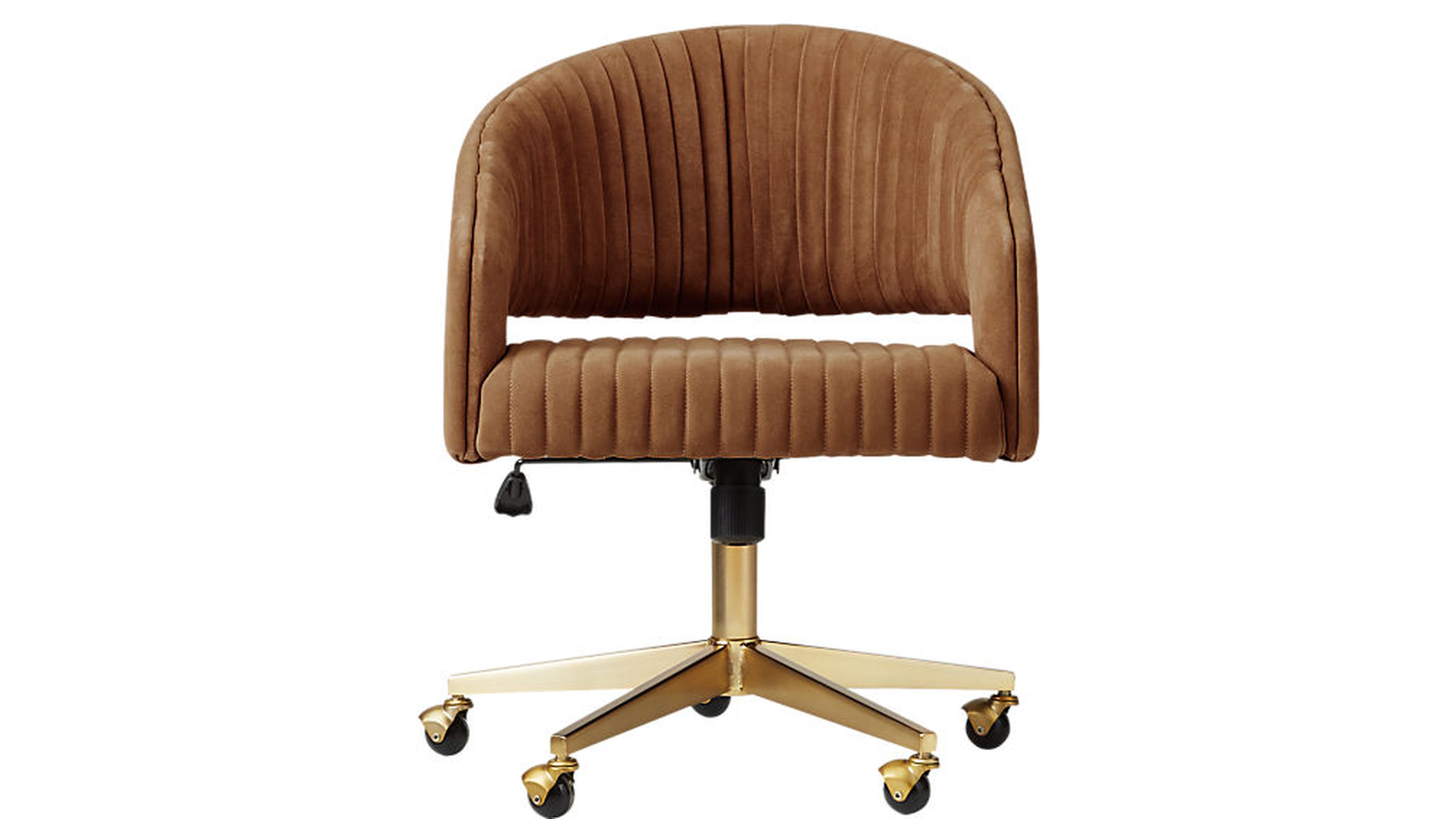 Channel Suede Office Chair - CB2