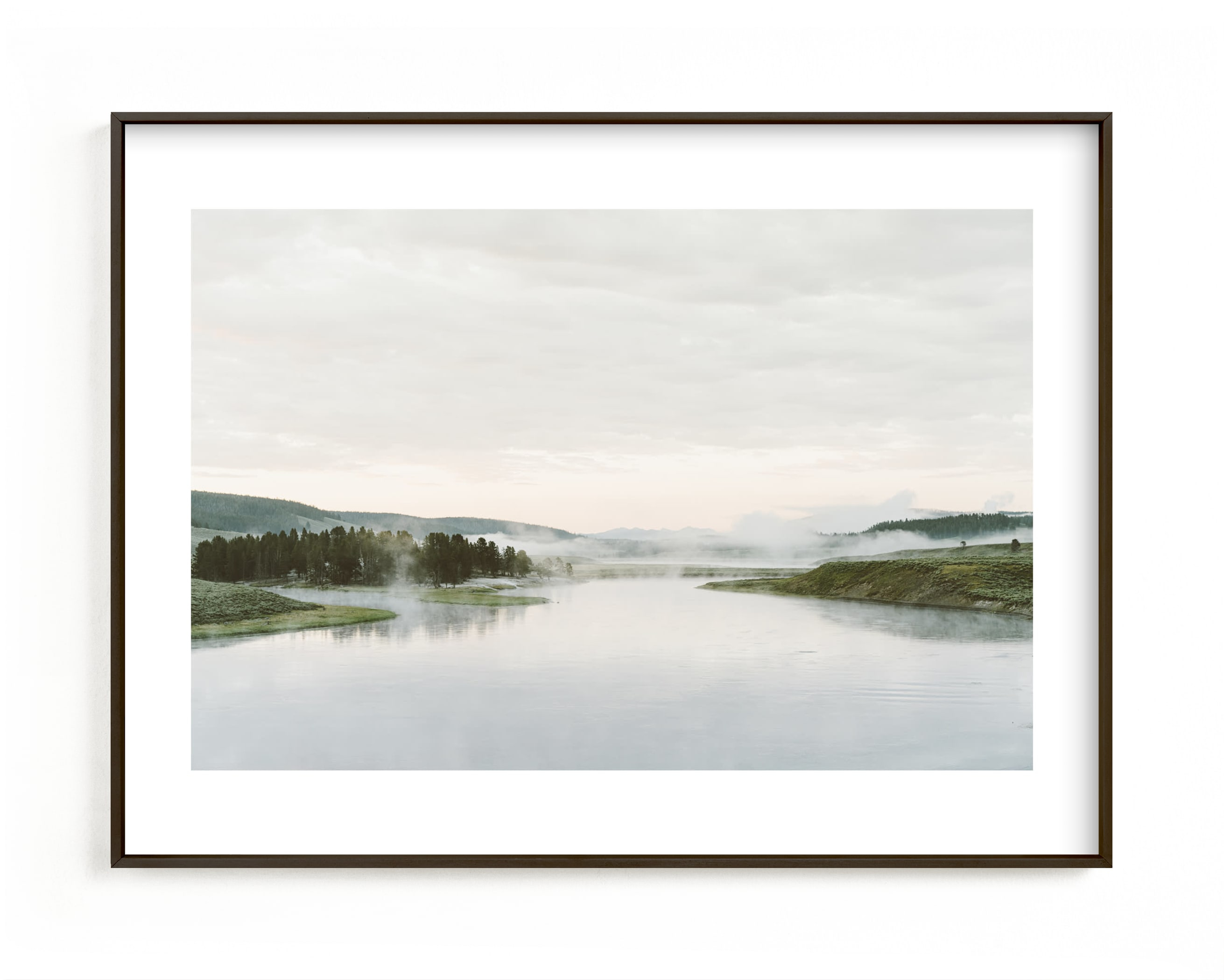 Misty Lake Limited Edition Fine Art Print - Minted