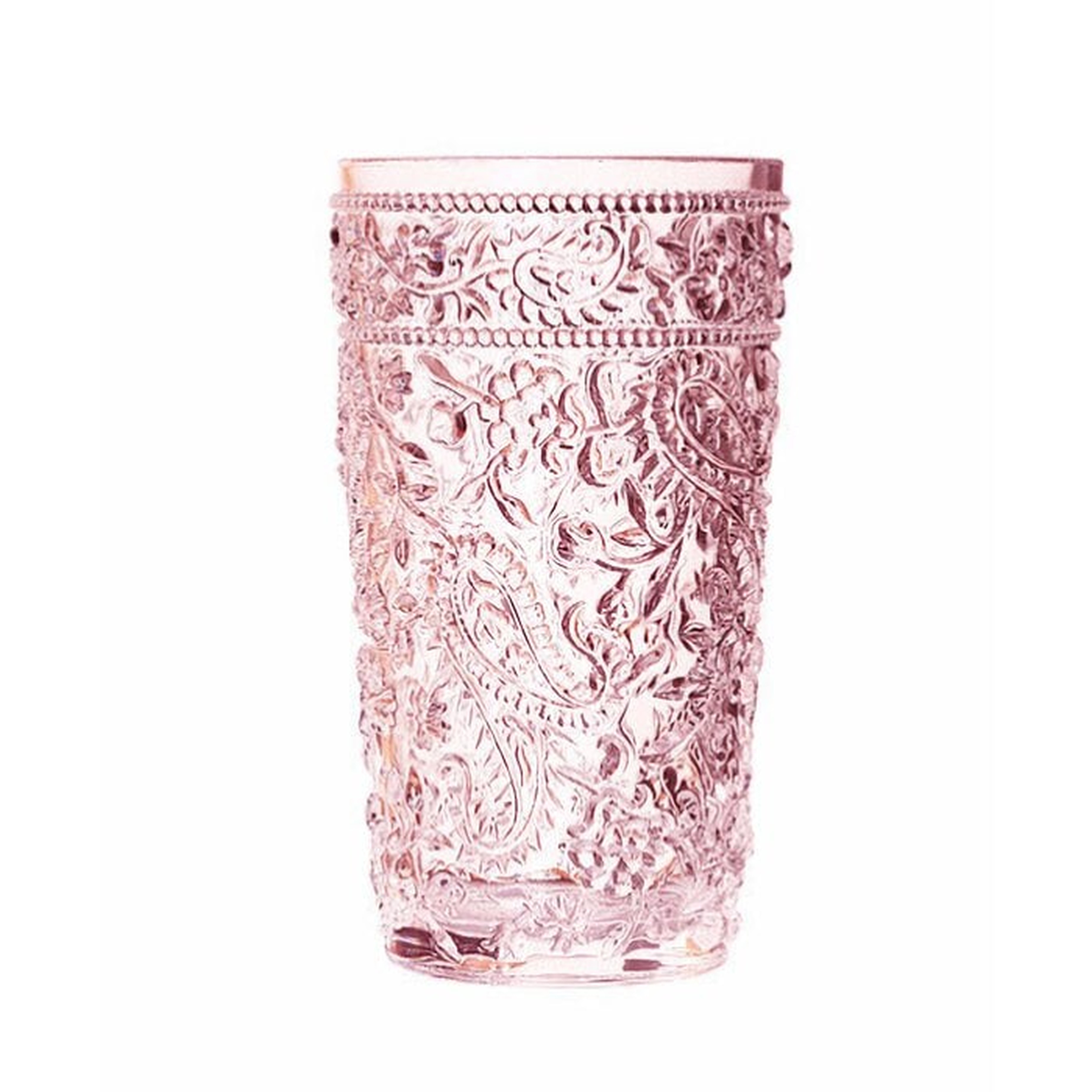 Calder Paisley 17 oz. Acrylic Drinking Glass- set of 4 - Wayfair