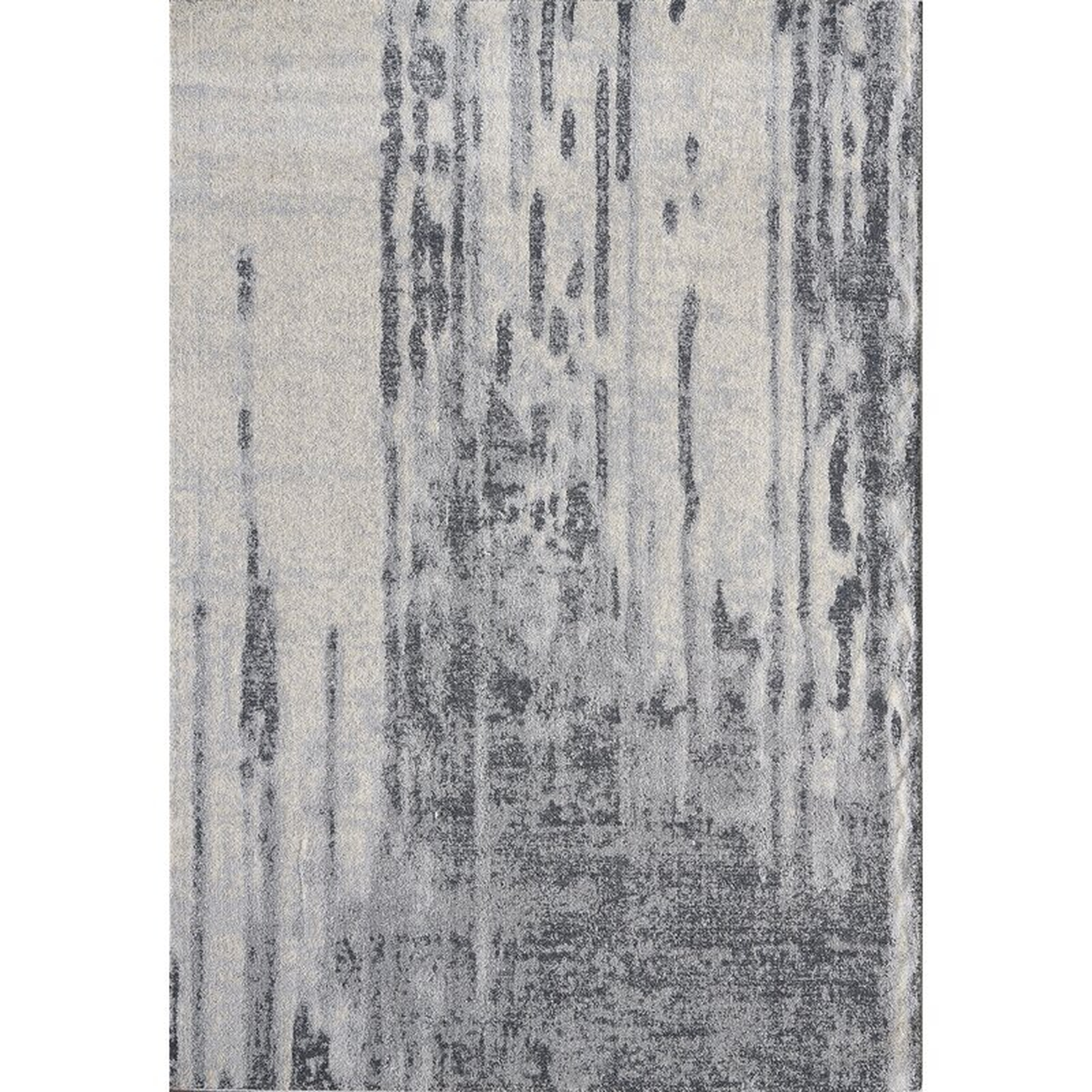 Patterson Distressed Gray Area Rug - Wayfair