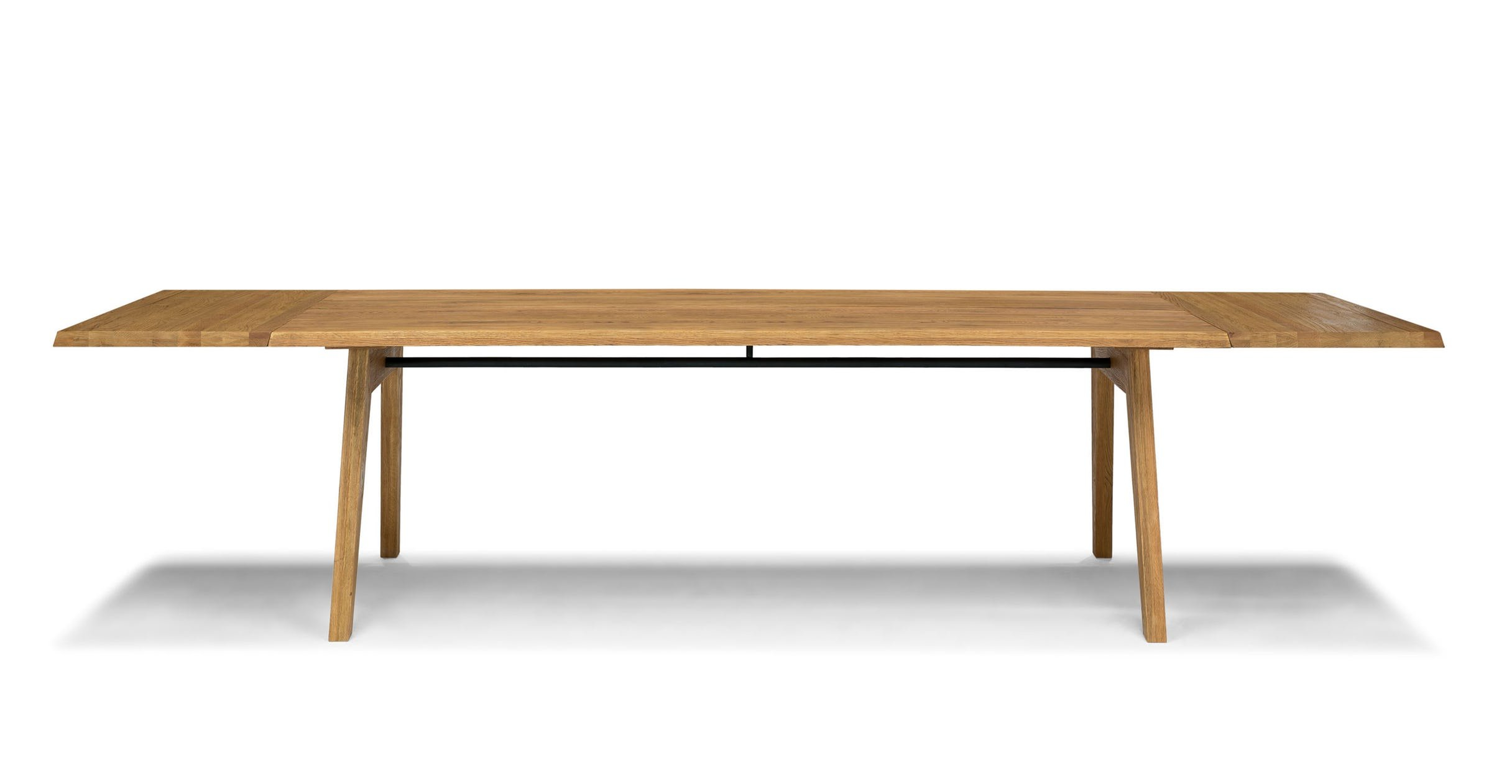 Madera Oak Dining Table, Extendable - Article