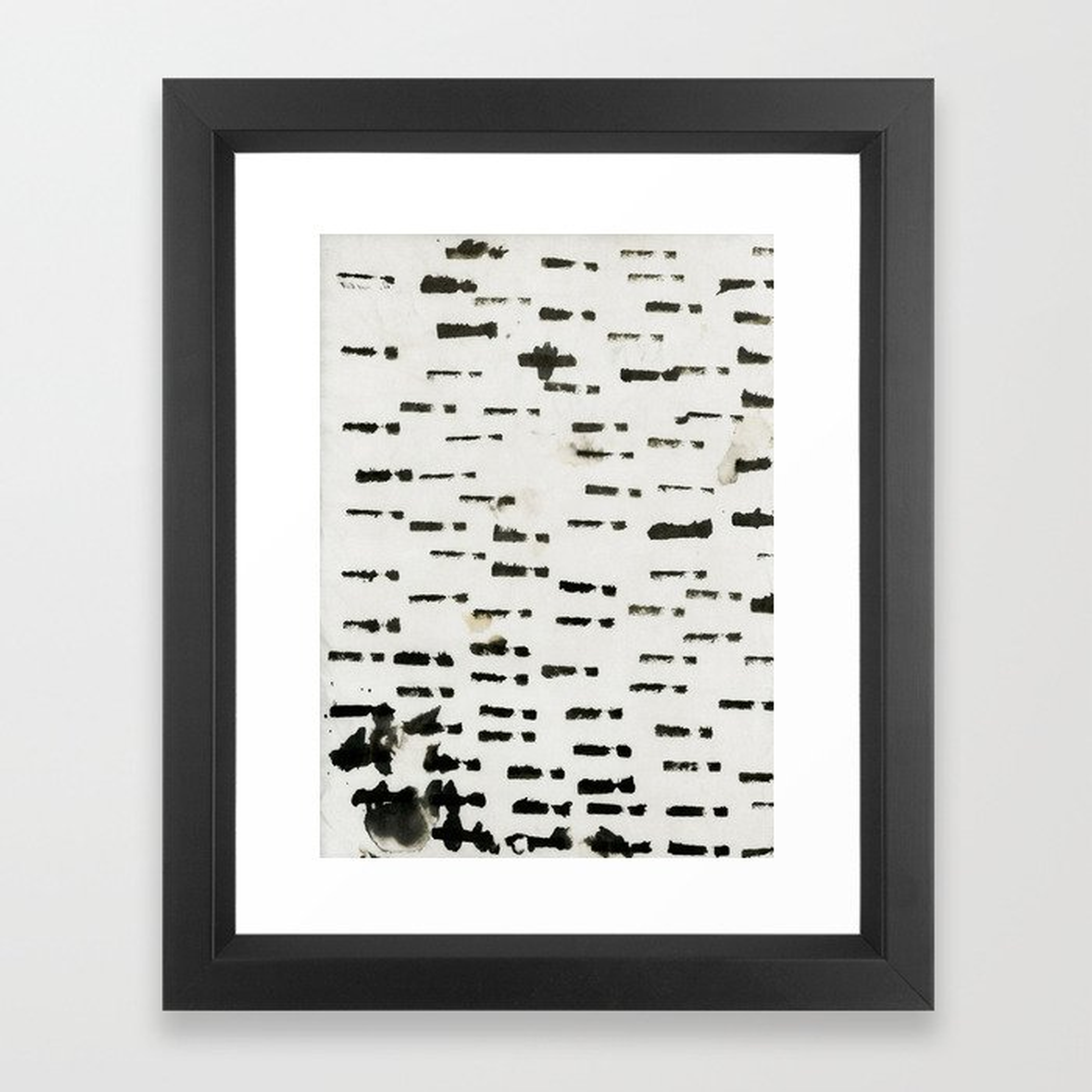 Wabi Sabi 16-01 Framed Art Print by Iris Lehnhardt - Scoop Black - X-Small 8" x 10"-10x12 - Society6
