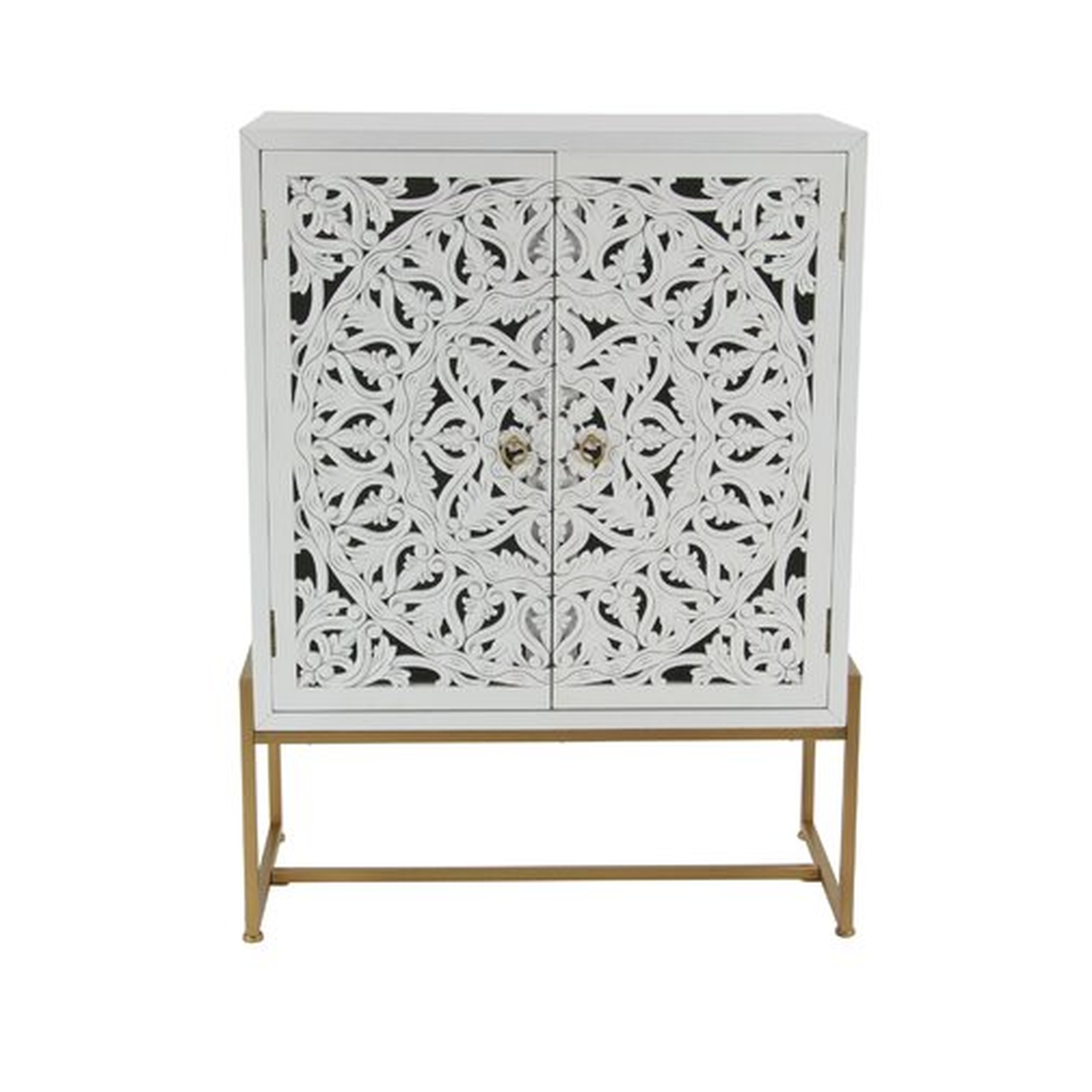 Springhill Traditional Carved 2 Door Accent Cabinet - AllModern