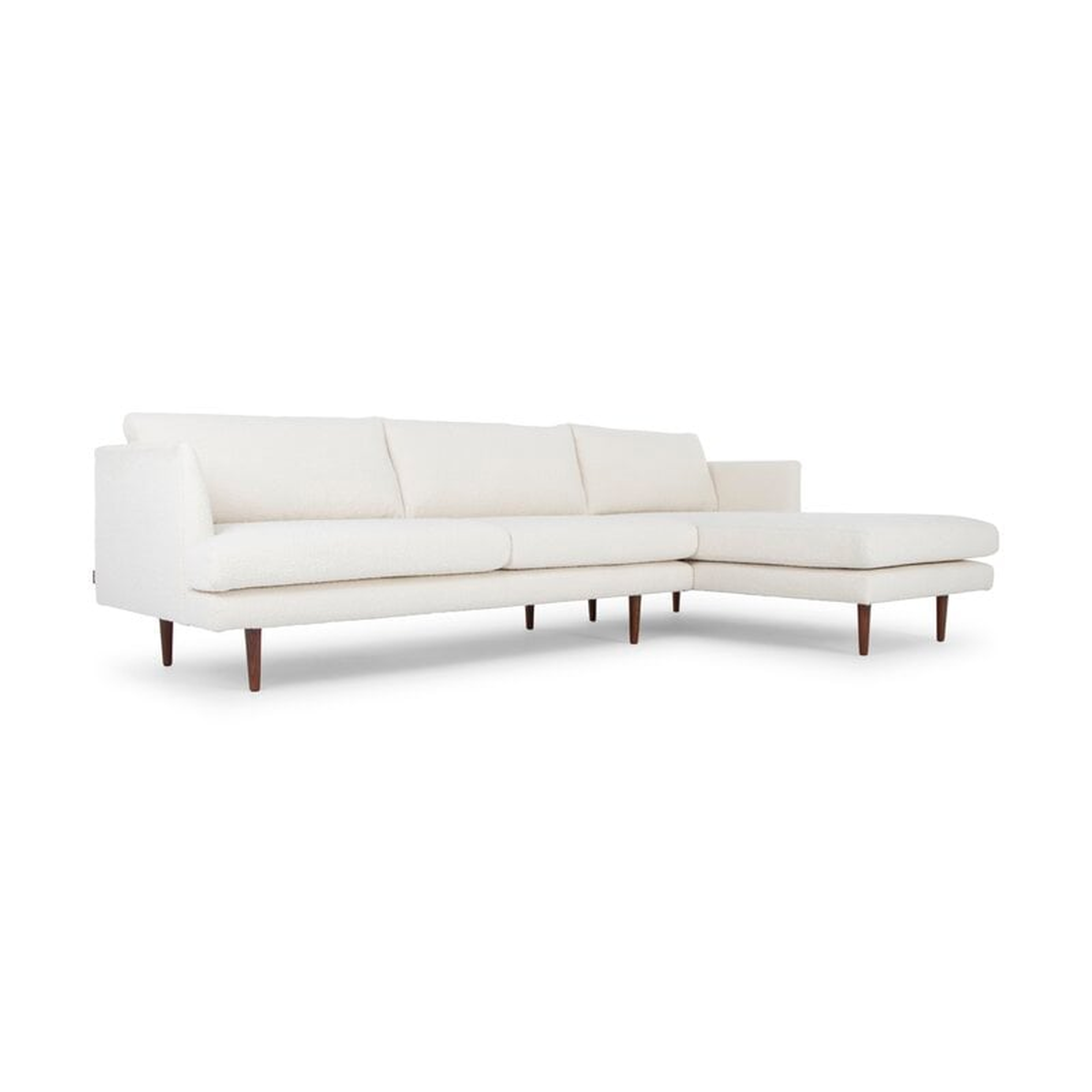 Miller 2 - Piece Upholstered Chaise Sectional - AllModern