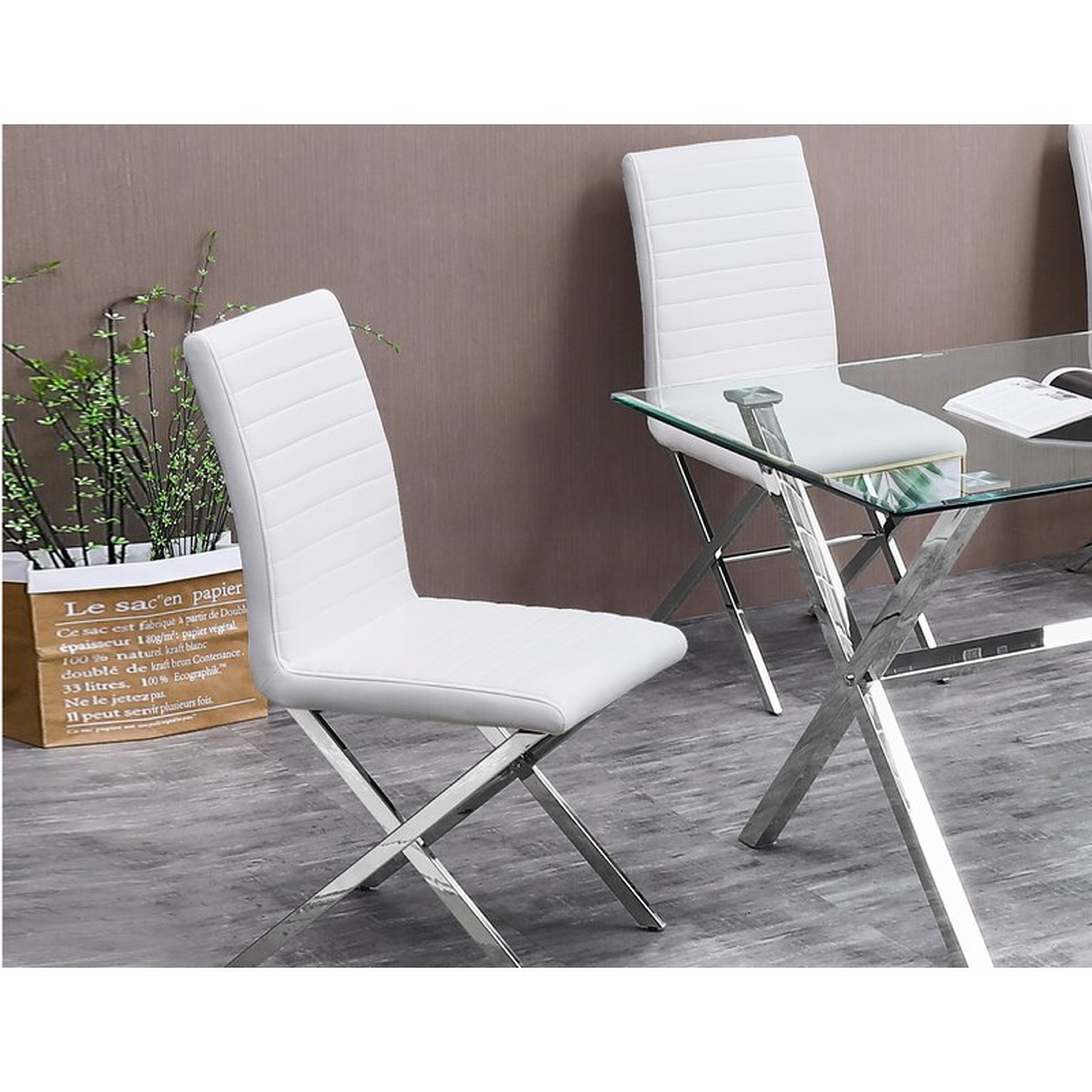 Nyongesa Upholstered Dining Chair (Set of 2) - Wayfair