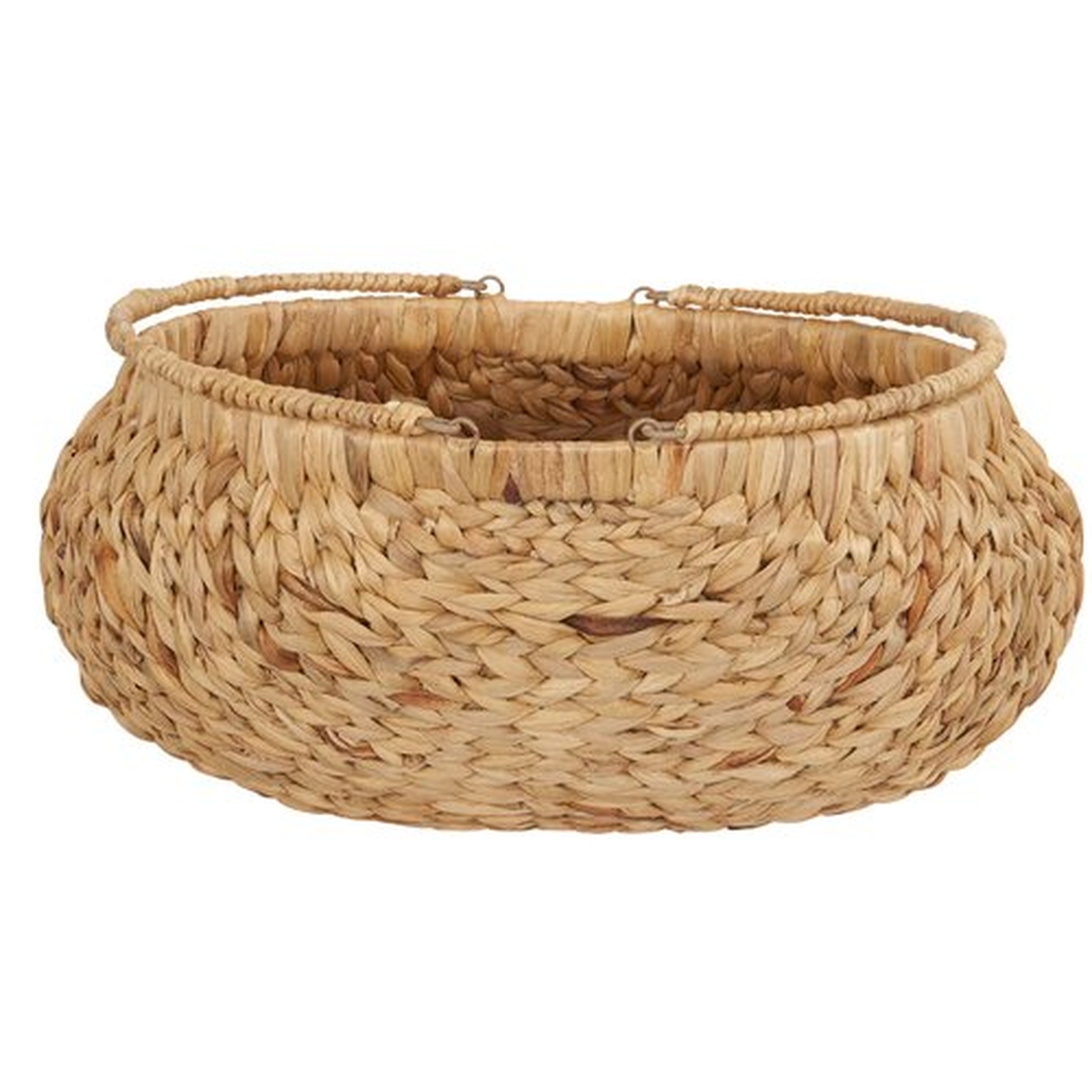 Decorative Round Wicker Basket - Wayfair