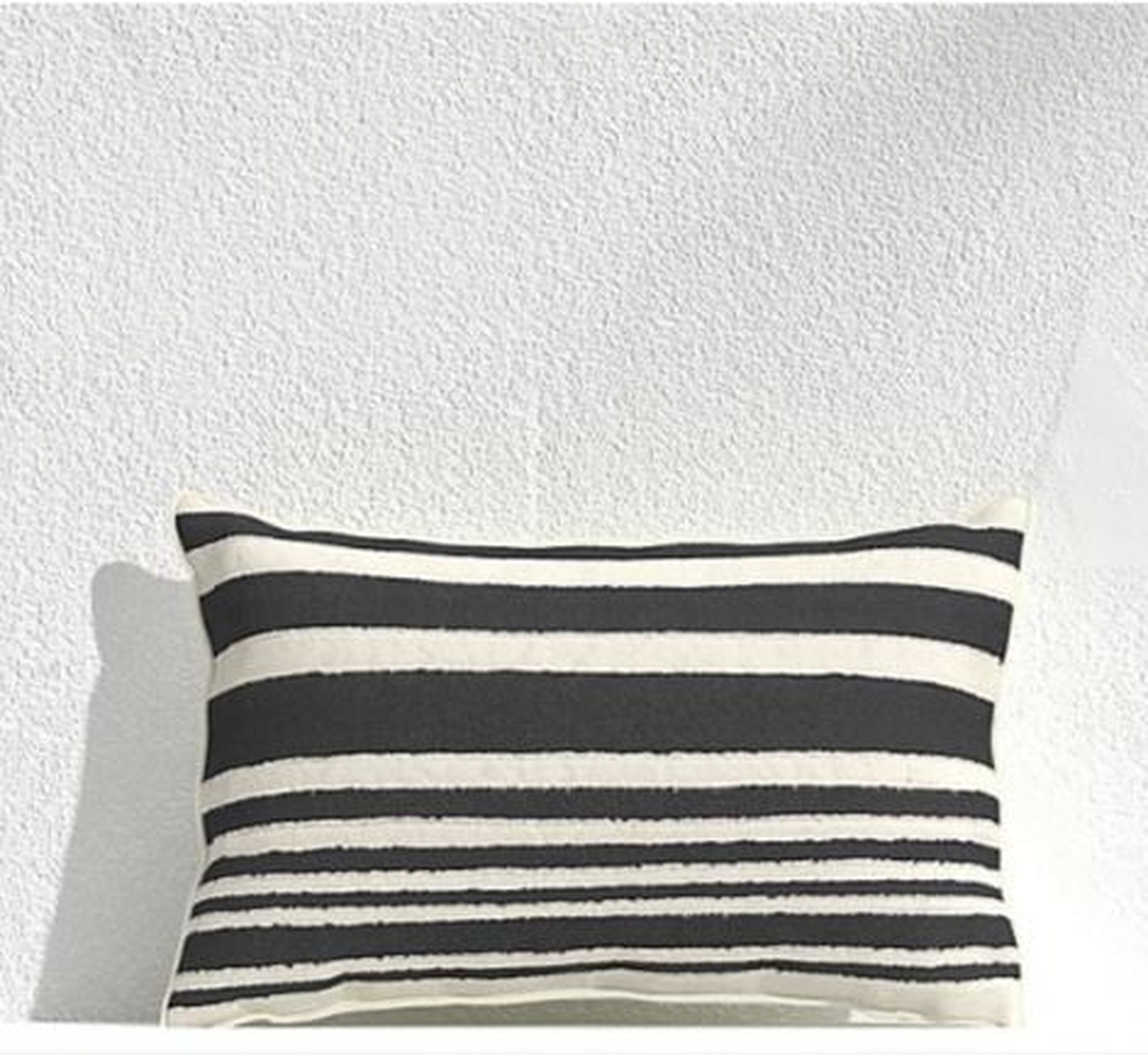 Mohave Wide Stripe 20"x13" Outdoor Pillow - Crate and Barrel