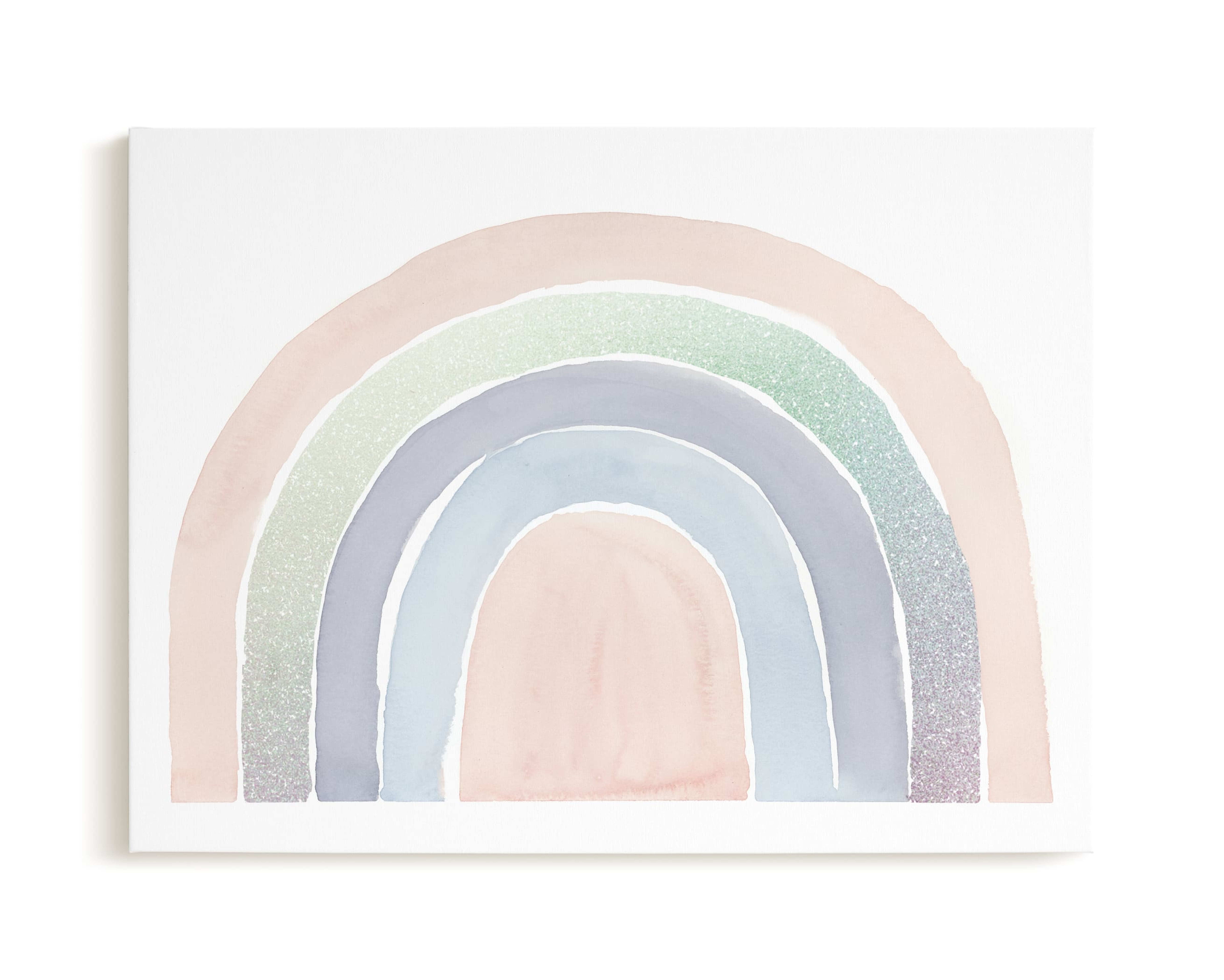 Pastel rainbow / 24" X 18" / Canvas /No Frame - Minted