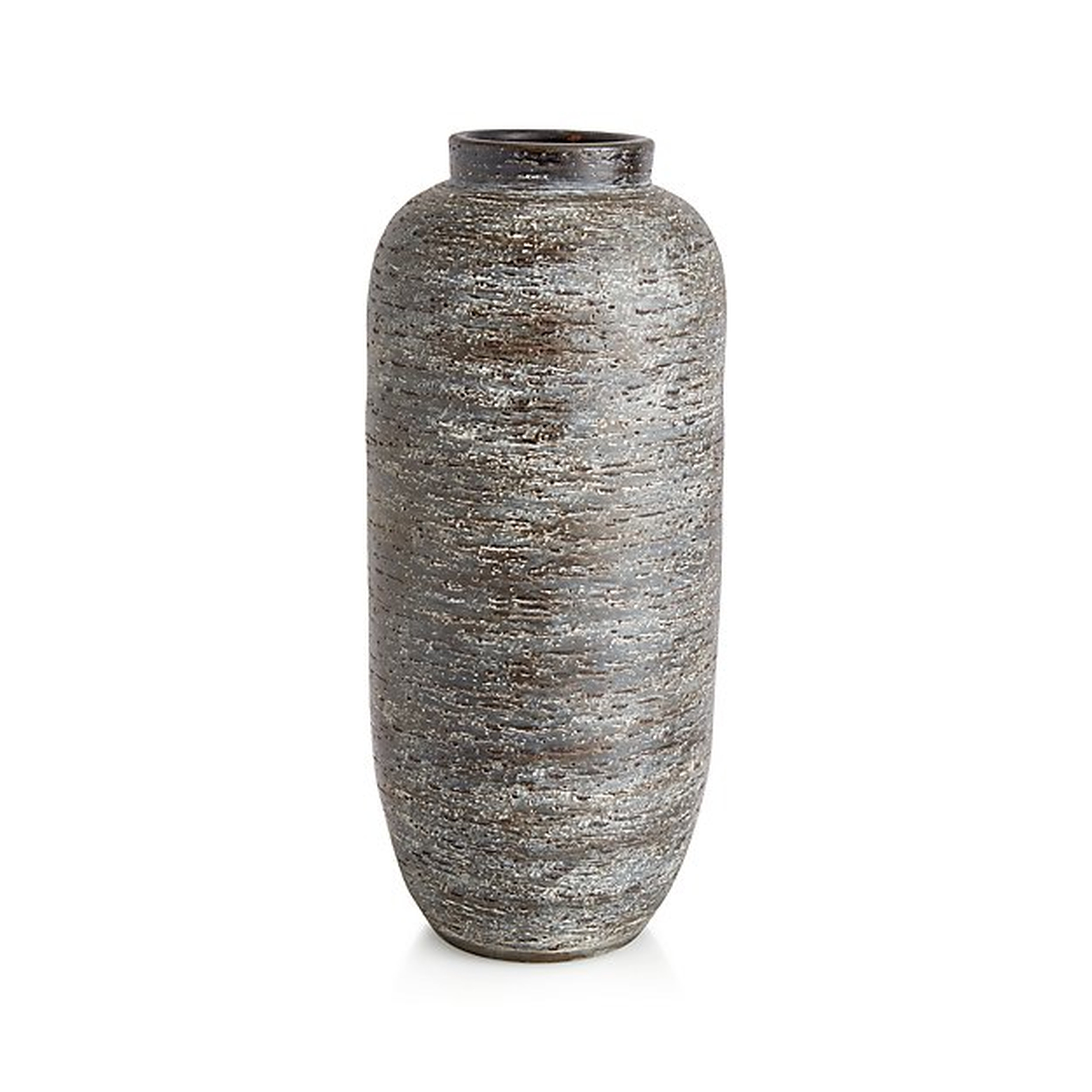 Timber Grey Floor Vase - CB2