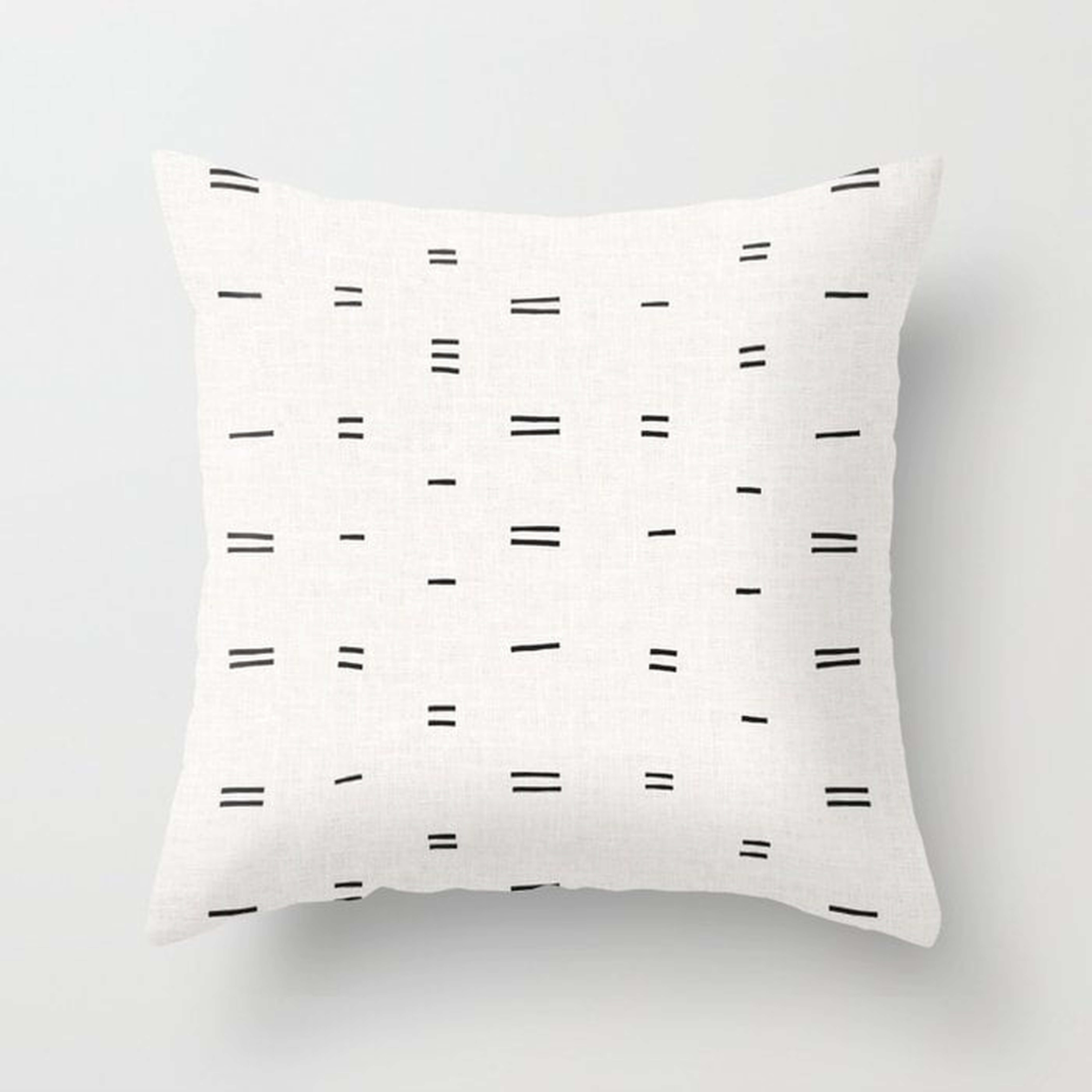 HAMMAH MUDCLOTH Throw Pillow - Society6