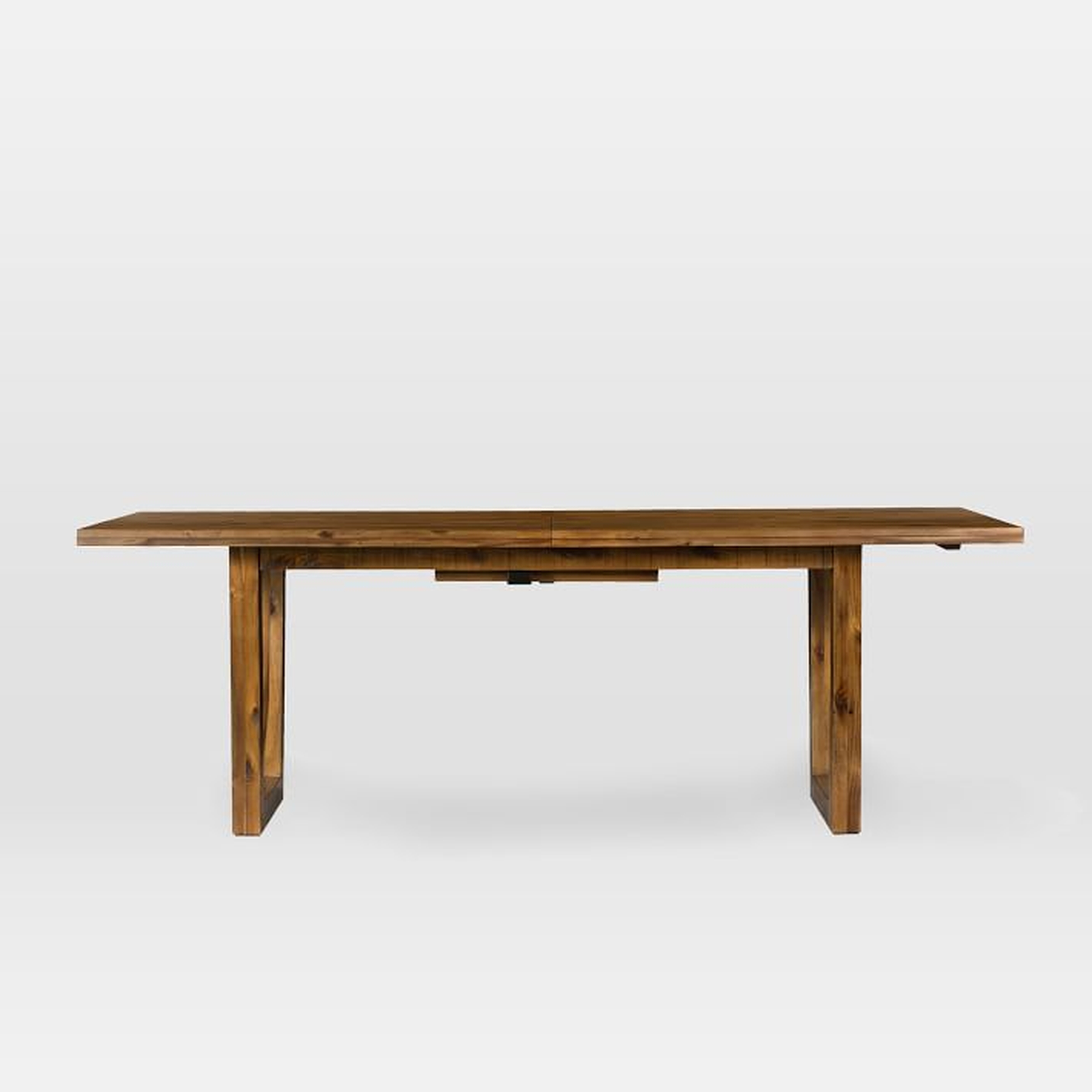 Logan Industrial Expandable Dining Table - Natural - West Elm