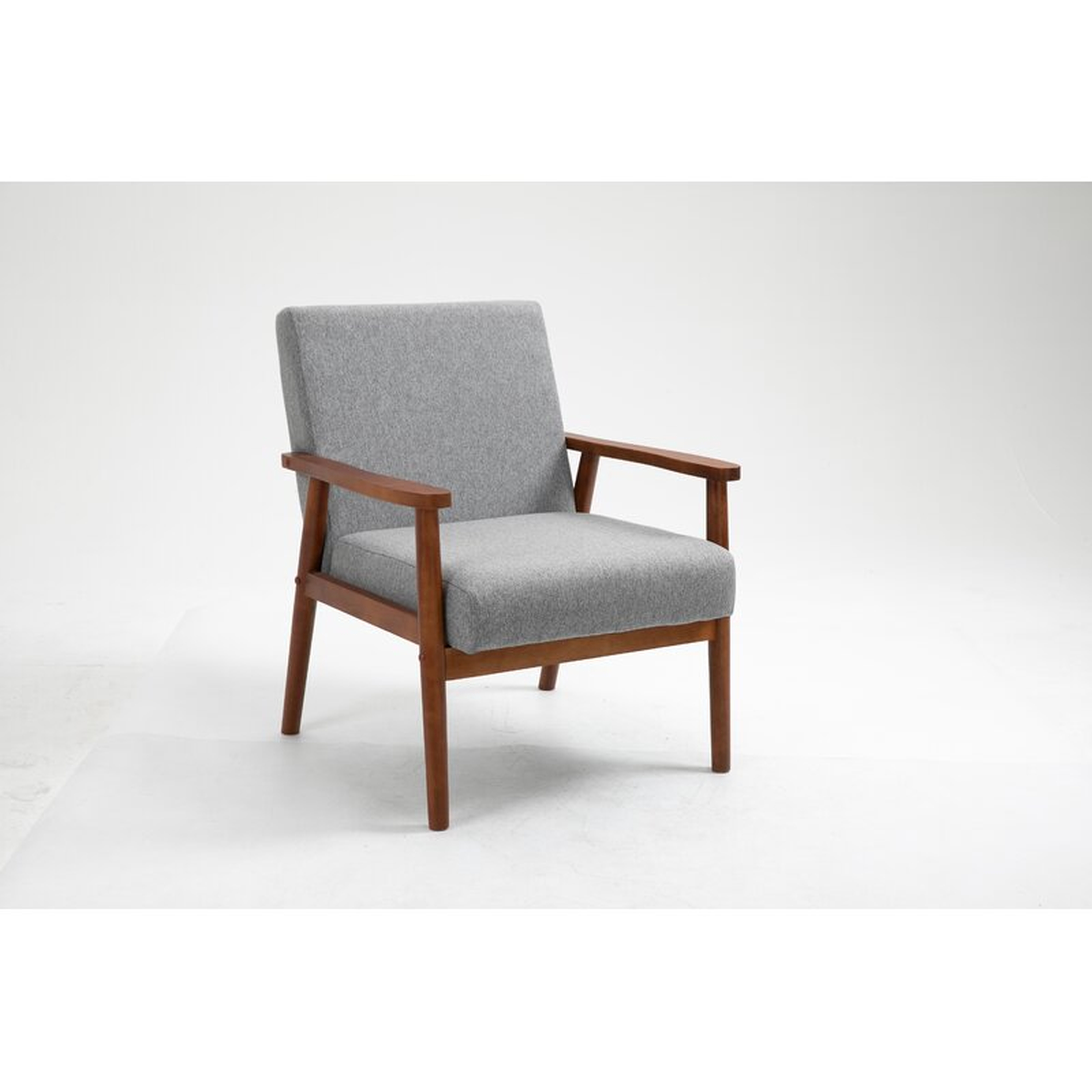Mccaleb 29.5'' Wide Armchair, Light Gray Polyester - Wayfair