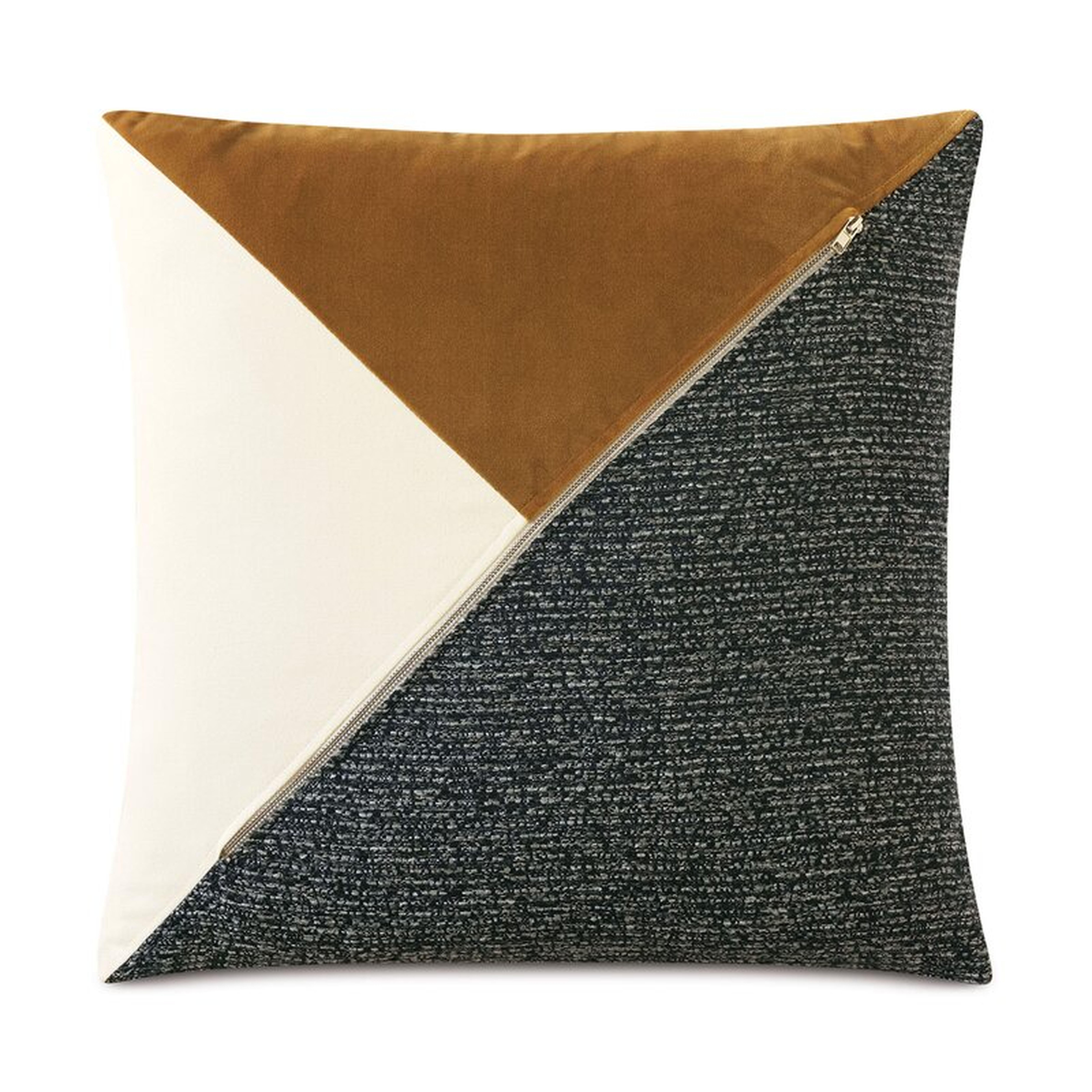 Eastern Accents Medara Block Square Pillow Cover & Insert - Perigold