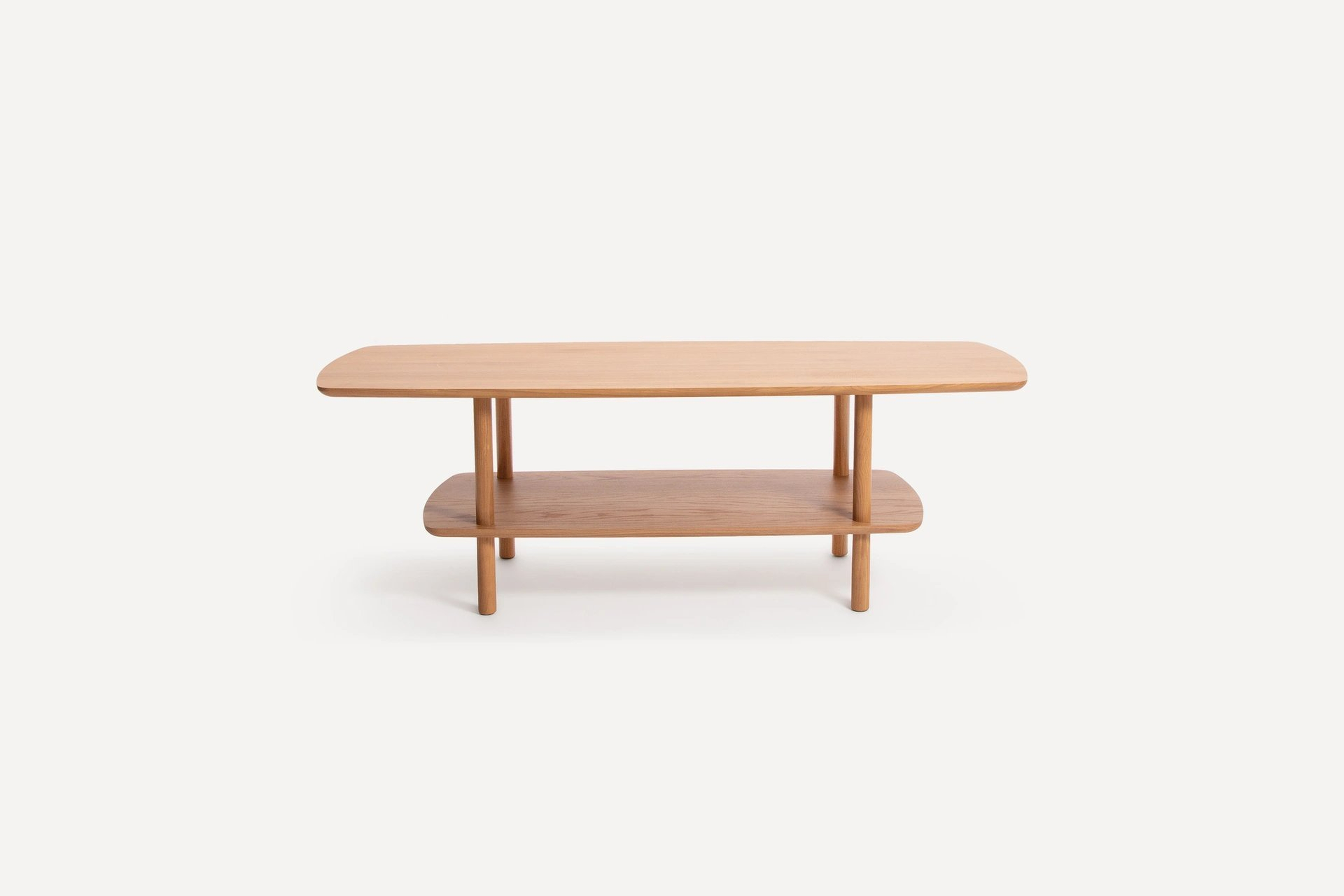 Burrow Serif Coffee Table, Leg Finish: OakLegs - Burrow