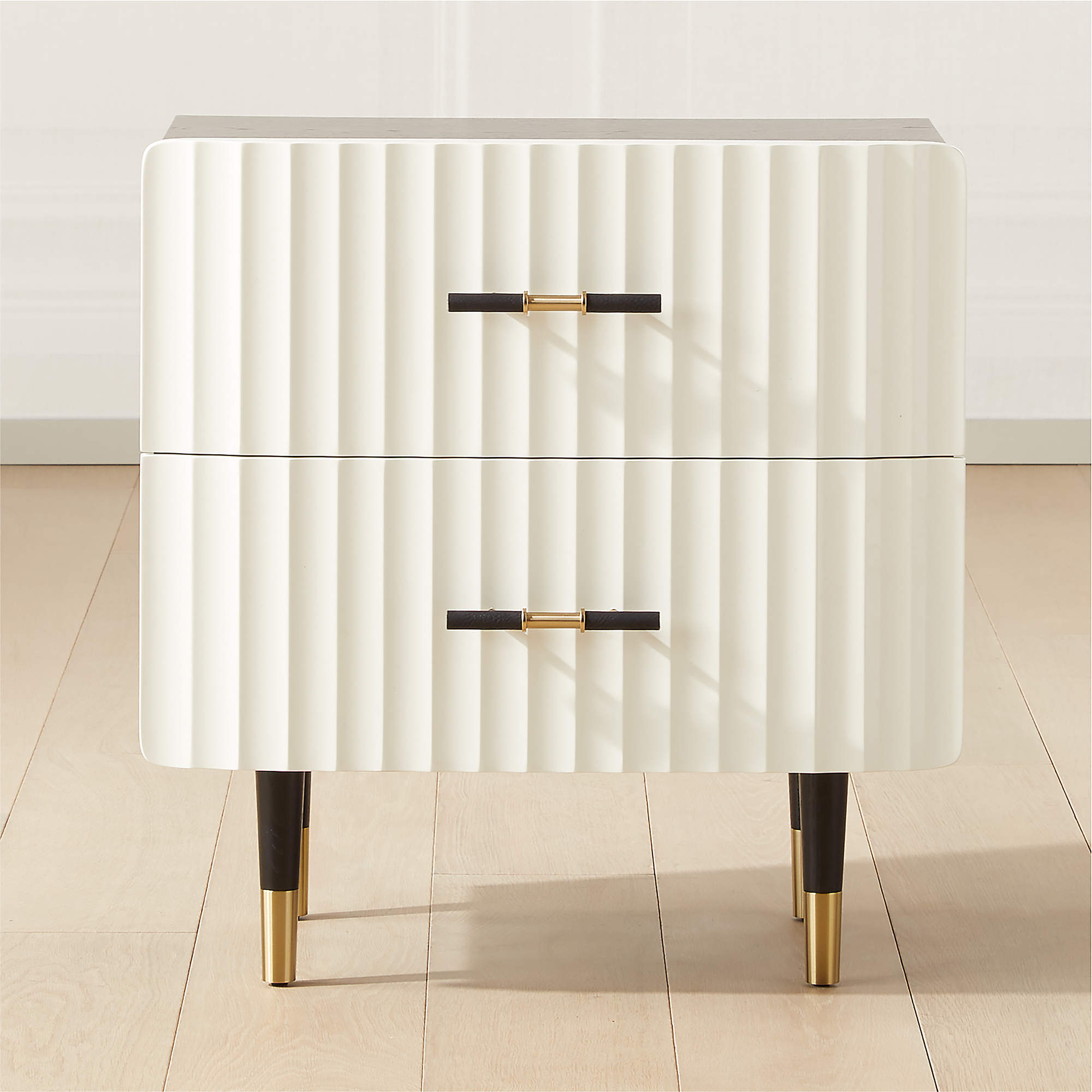 Crimped Nightstand - CB2