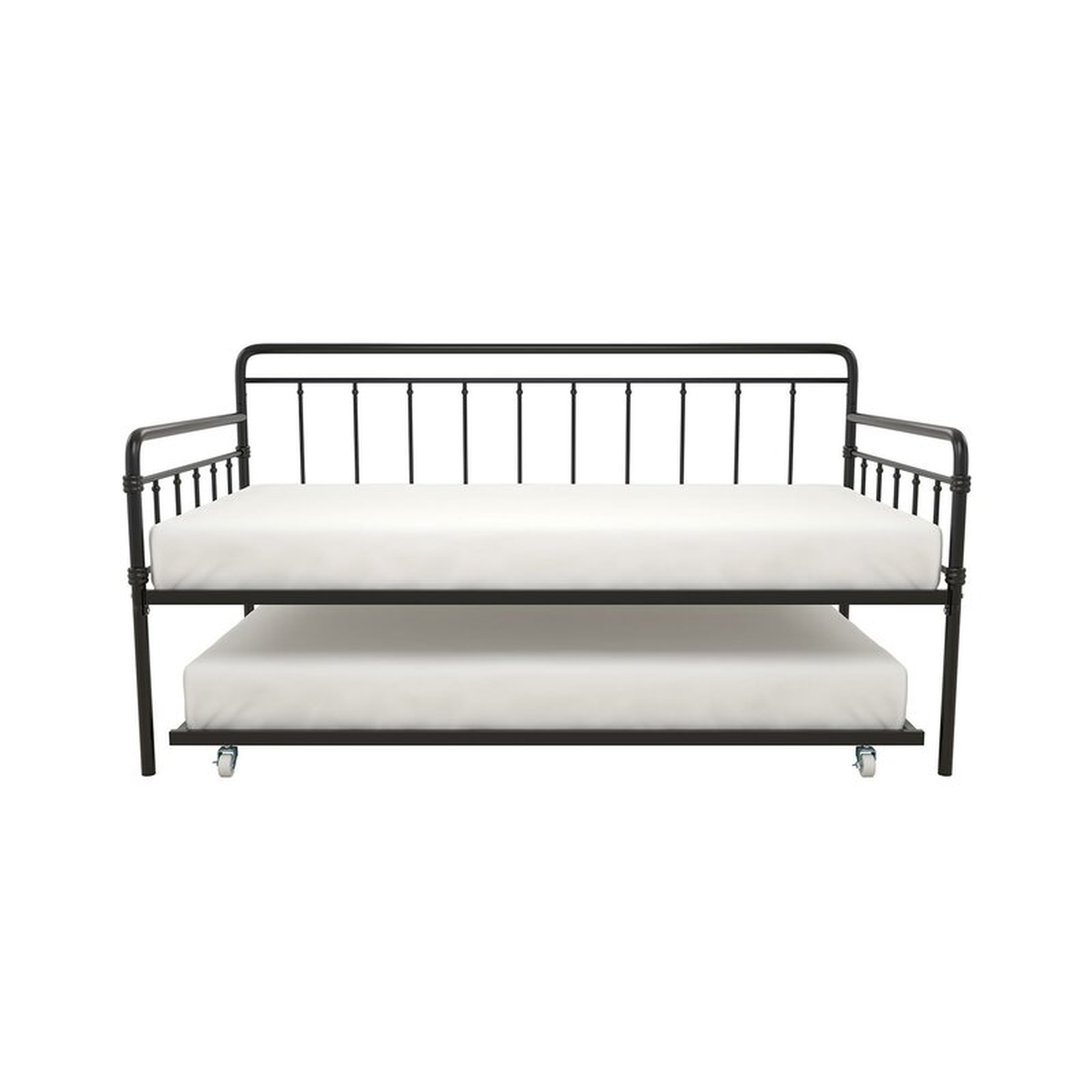 Minehead Daybed With Trundle - Twin, Black - Wayfair