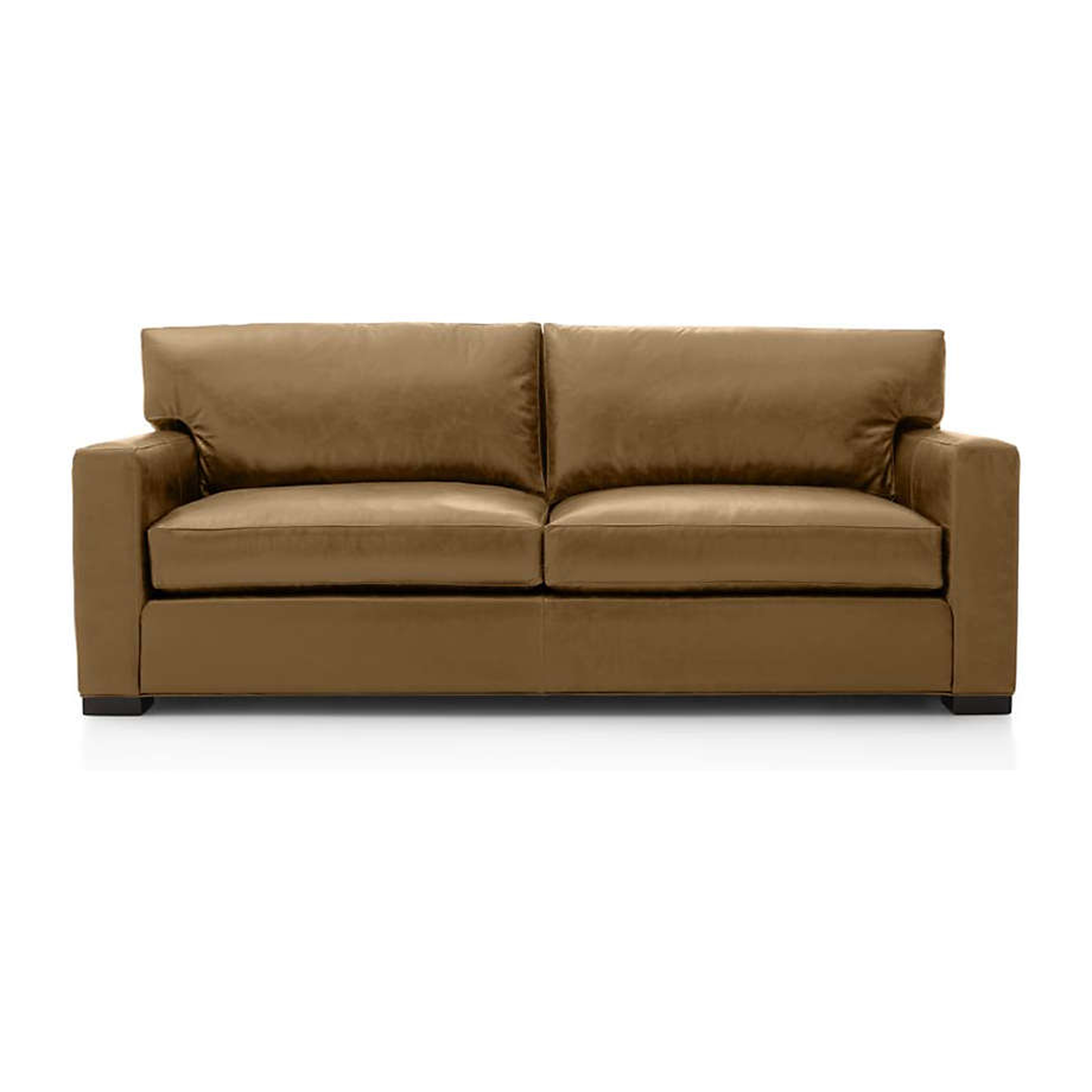 Axis II Leather 2-Seat Sofa - Crate and Barrel