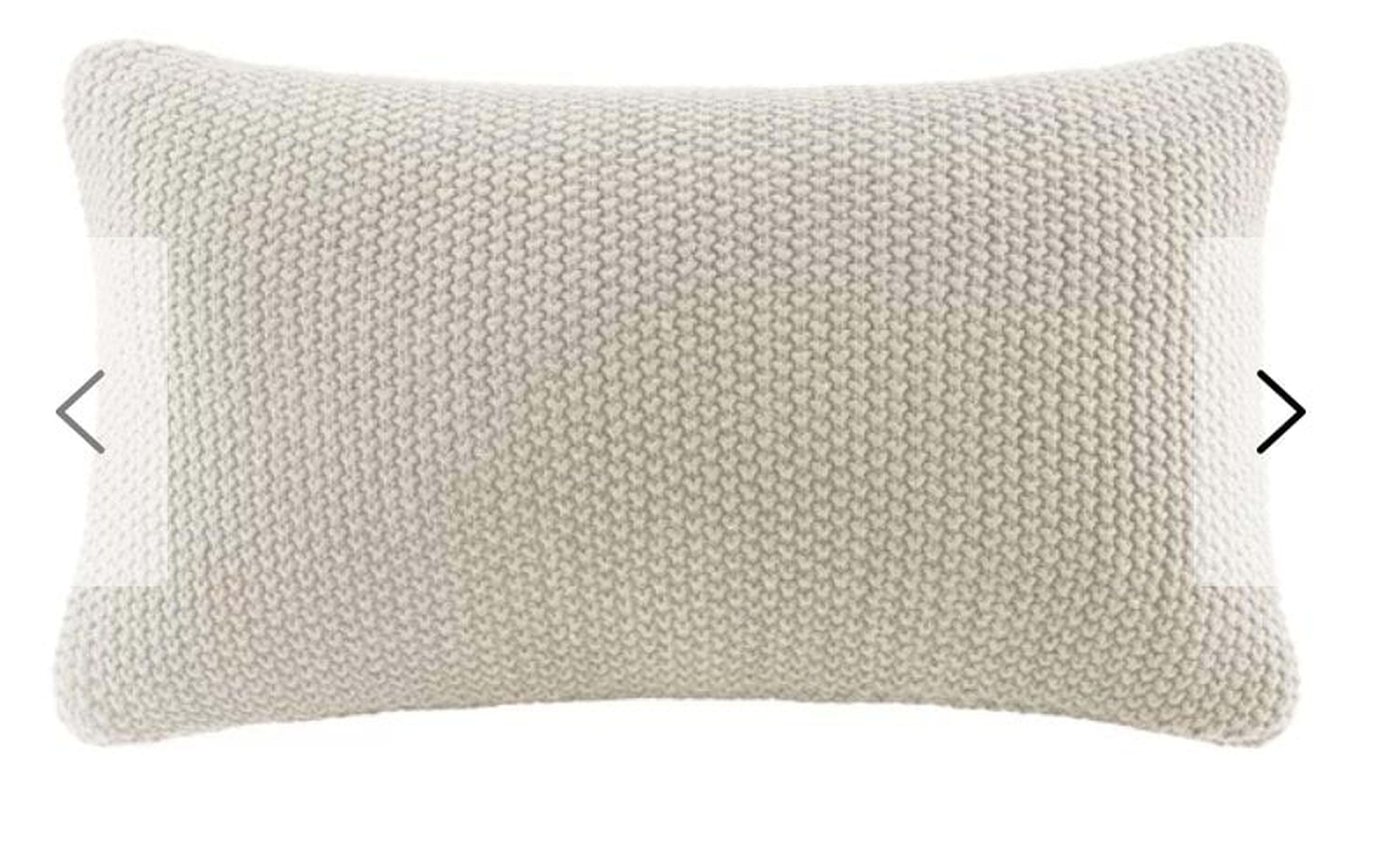 Elliott Knit Lumbar Pillow Cover - Wayfair