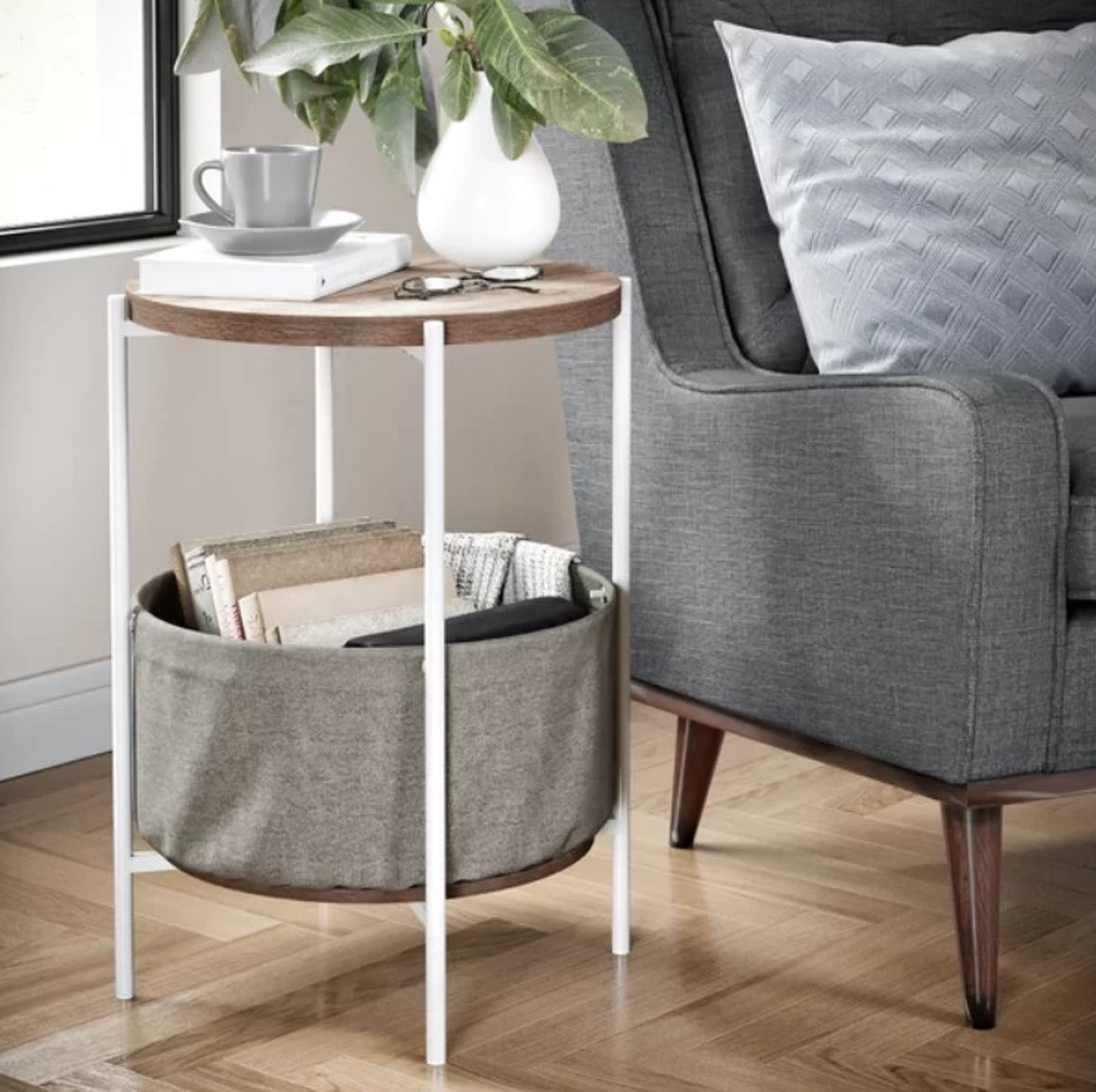 Bluxome Side Table with Storage - Wayfair