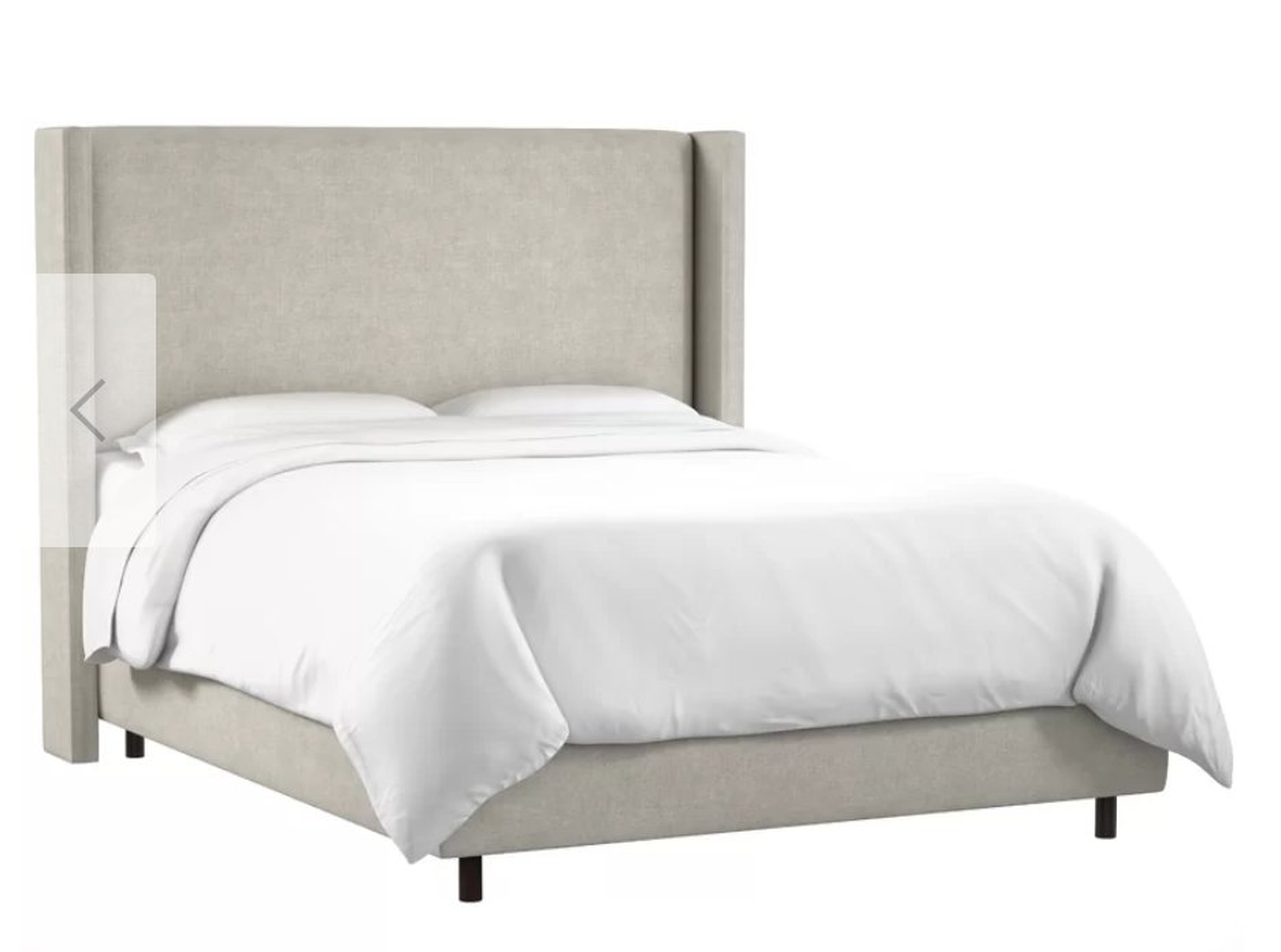 Sanford Upholstered Panel Bed- Talc - AllModern