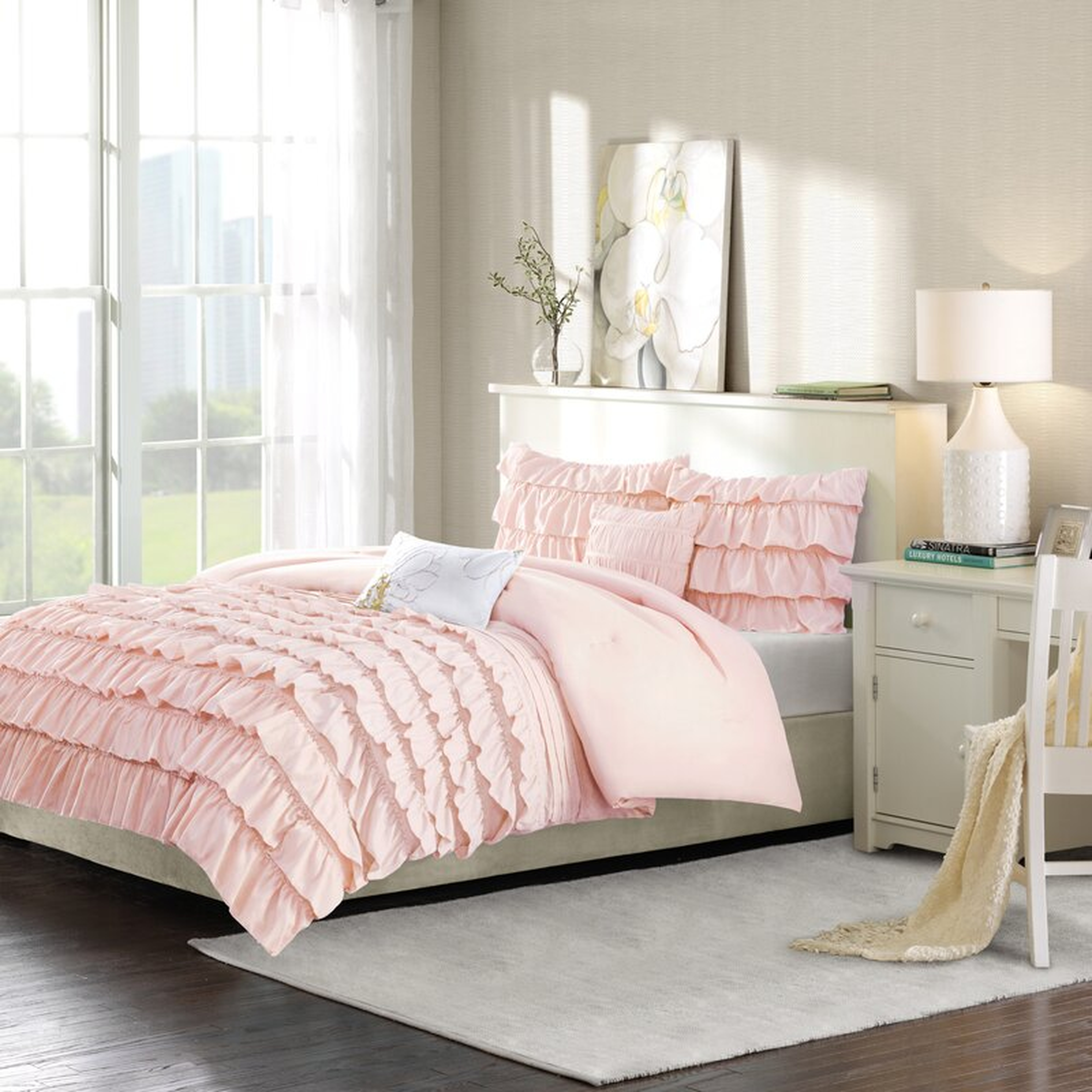 Fitchett Microfiber Modern & Contemporary Comforter Set - Wayfair