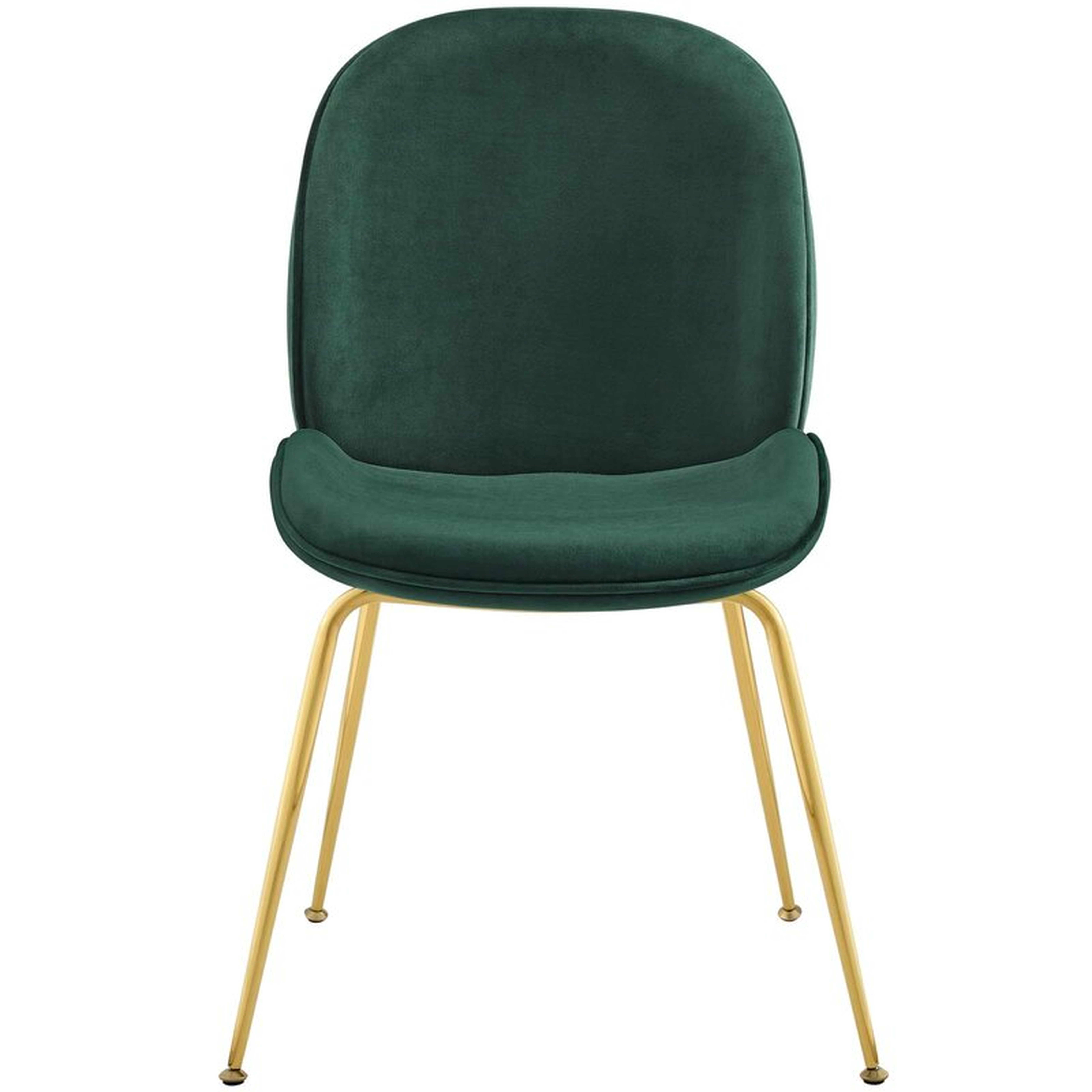 Jaynes Upholstered Velvet Side Chair - Wayfair