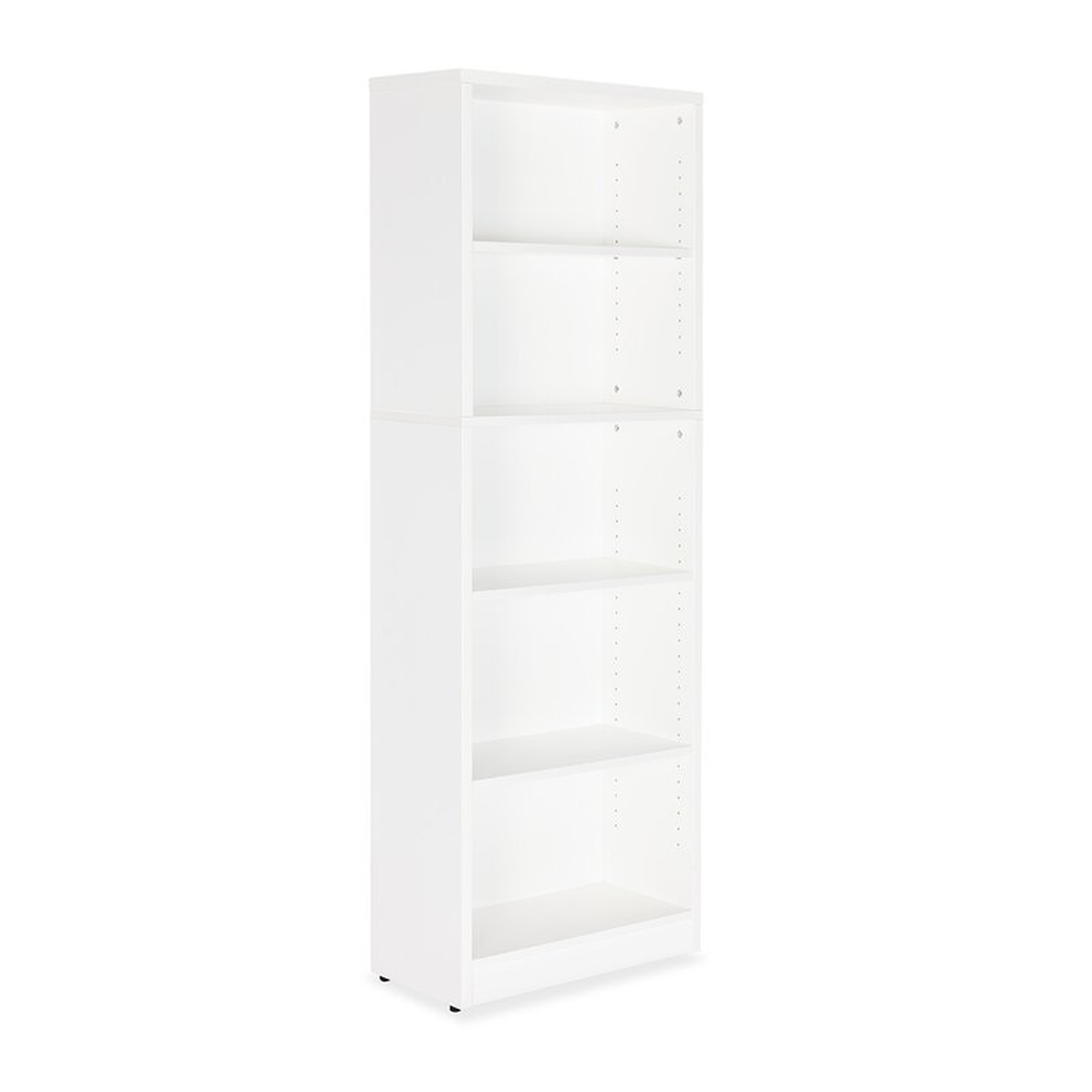 Hypatos Standard Bookcase/ White / 5 Shelves - Wayfair