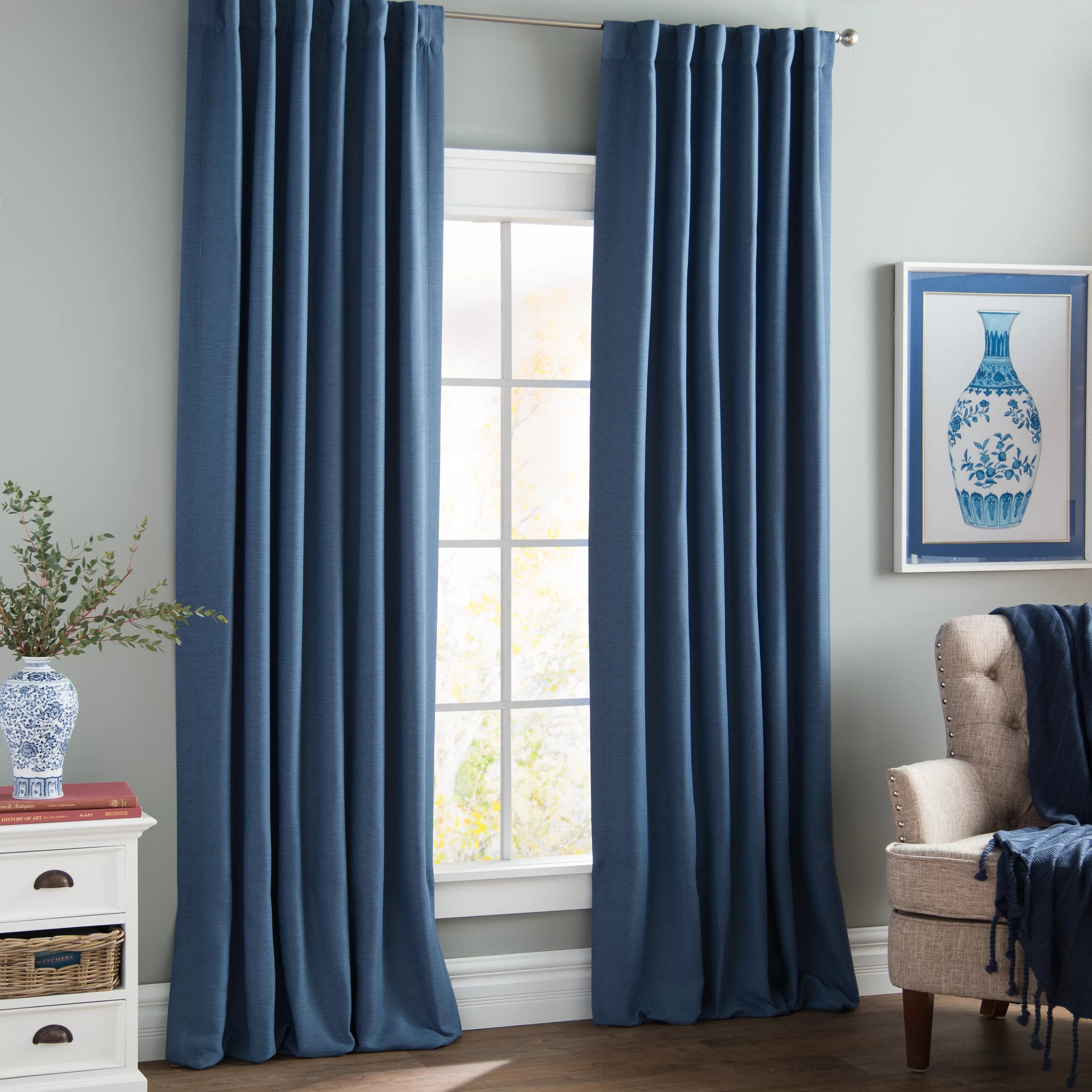 Freemansburg Room Darkening Rod Pocket Single Curtain Panel - Wayfair