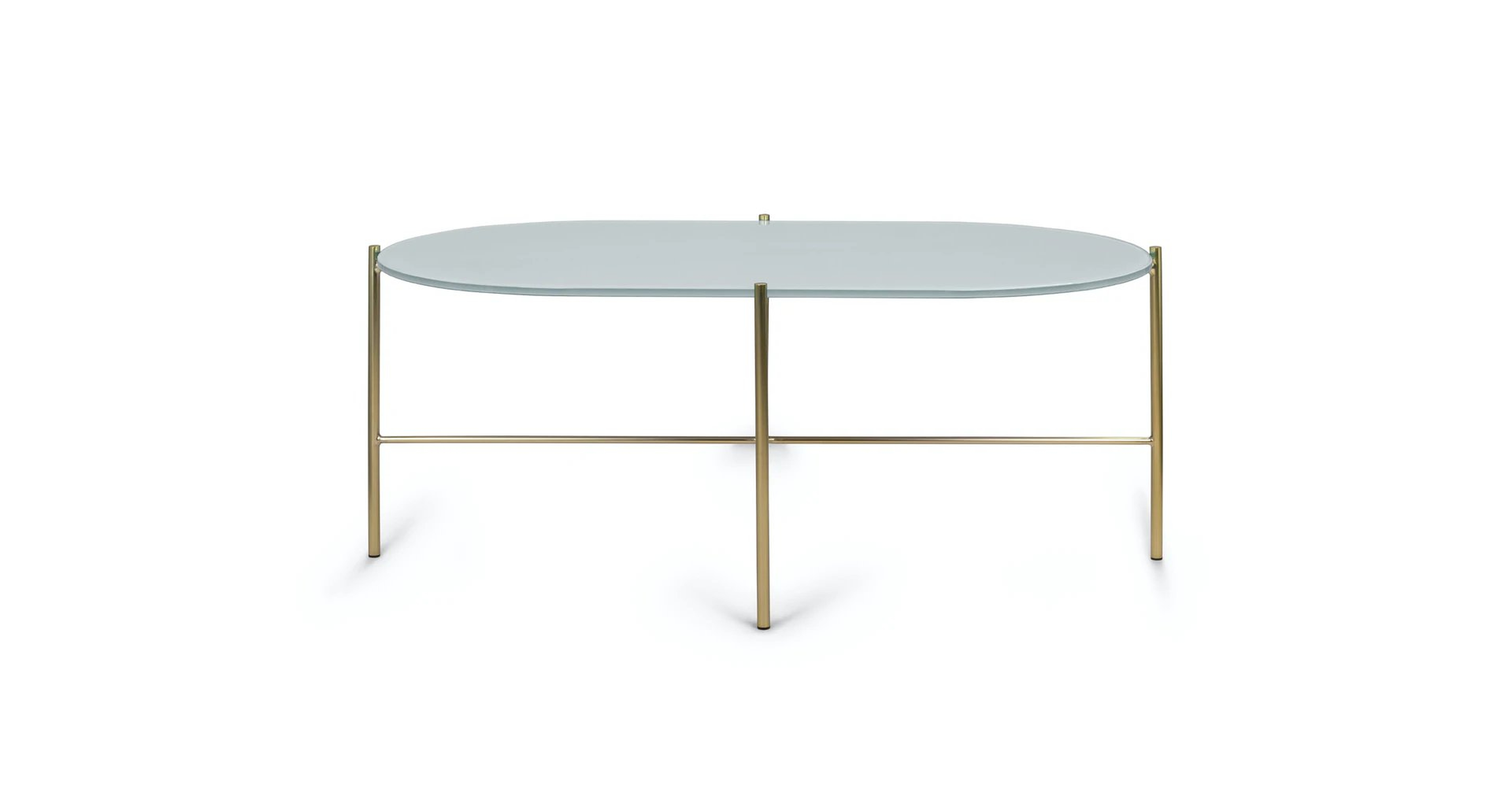 Silicus Light Gray Oblong Coffee Table - Article