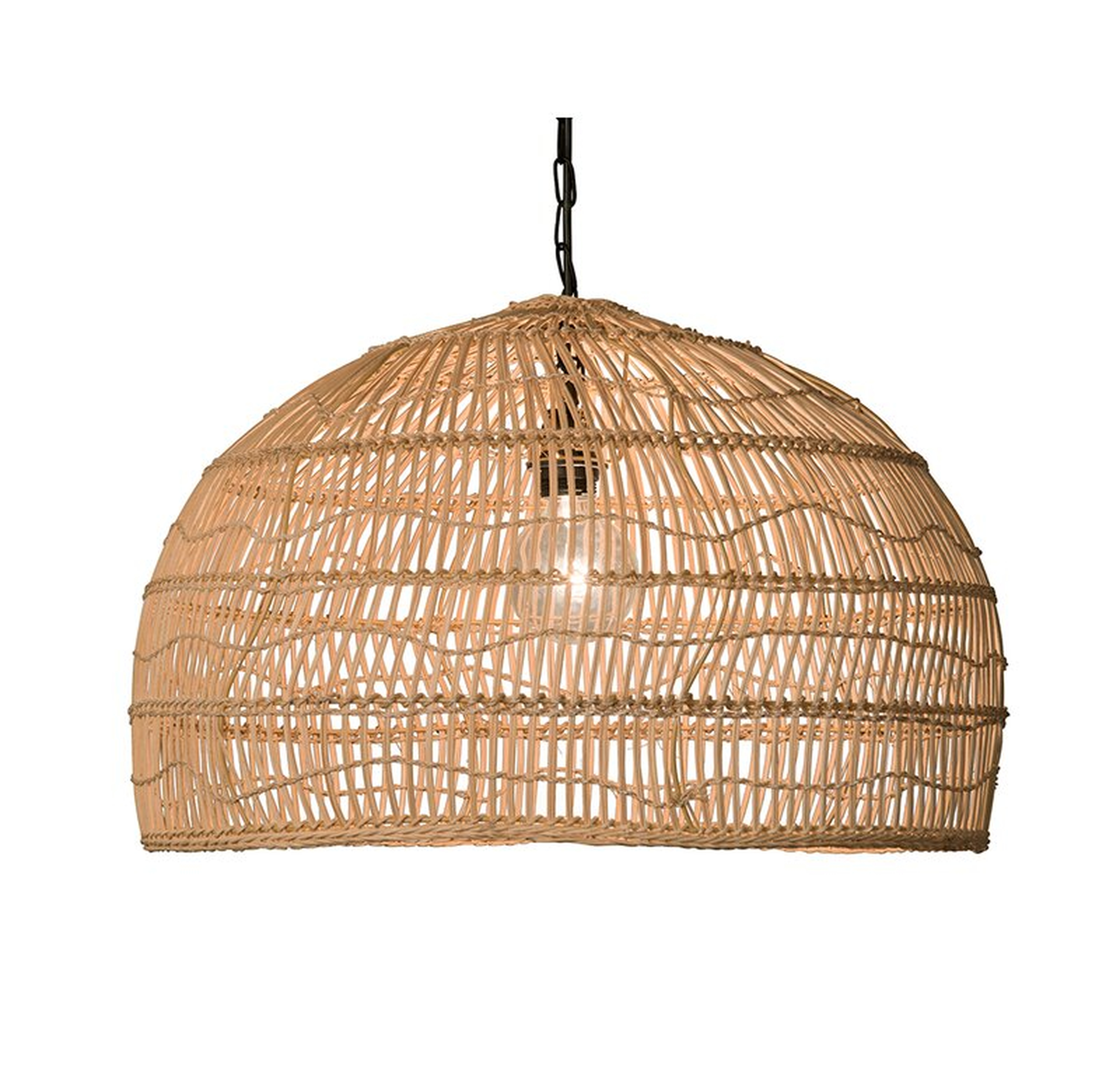 Tillar 1 - Light Single Dome Pendant - Wayfair