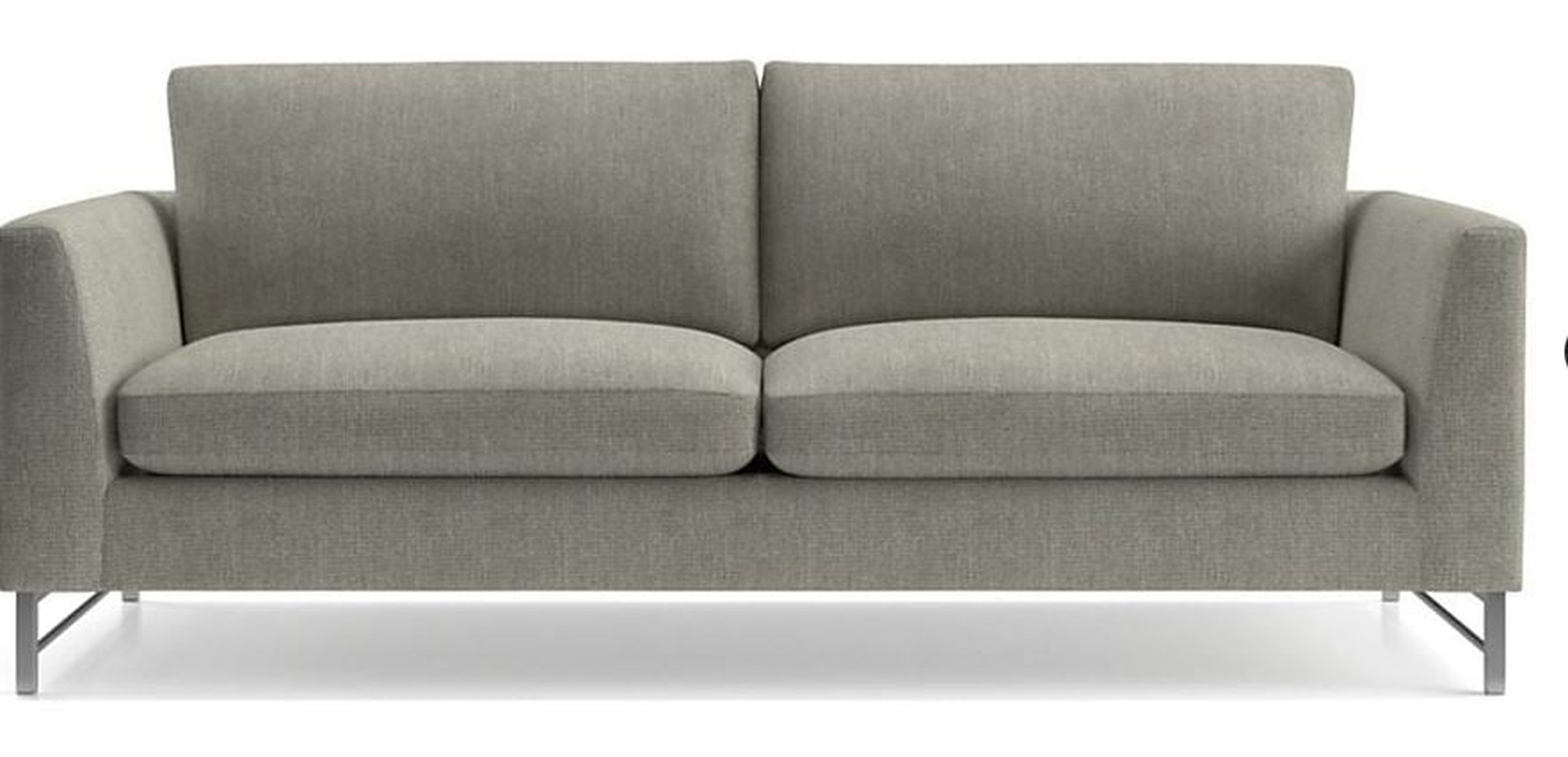 Tyson Sofa with Stainless Steel Base - Crate and Barrel