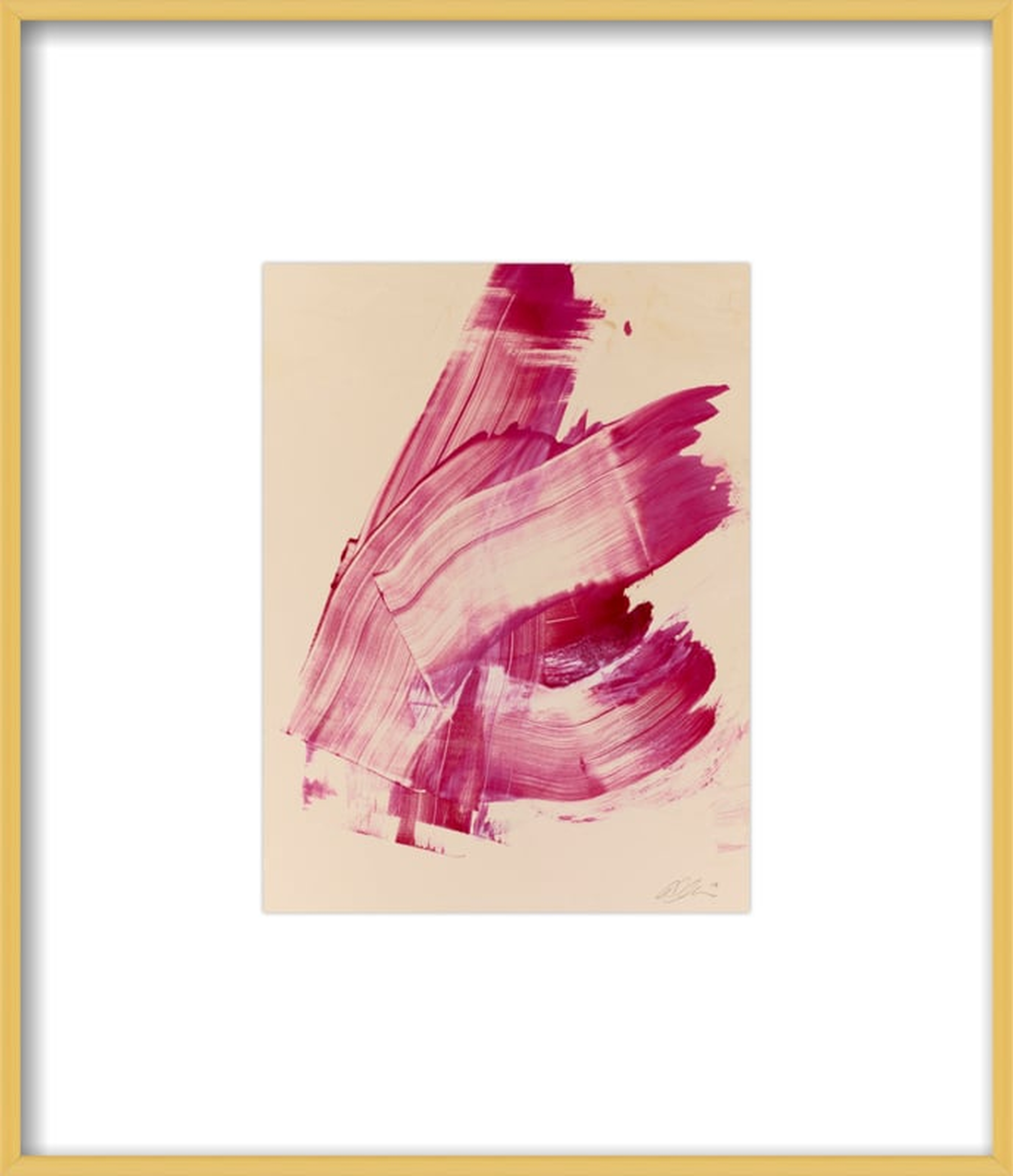 Hot Pink Abstract - Artfully Walls