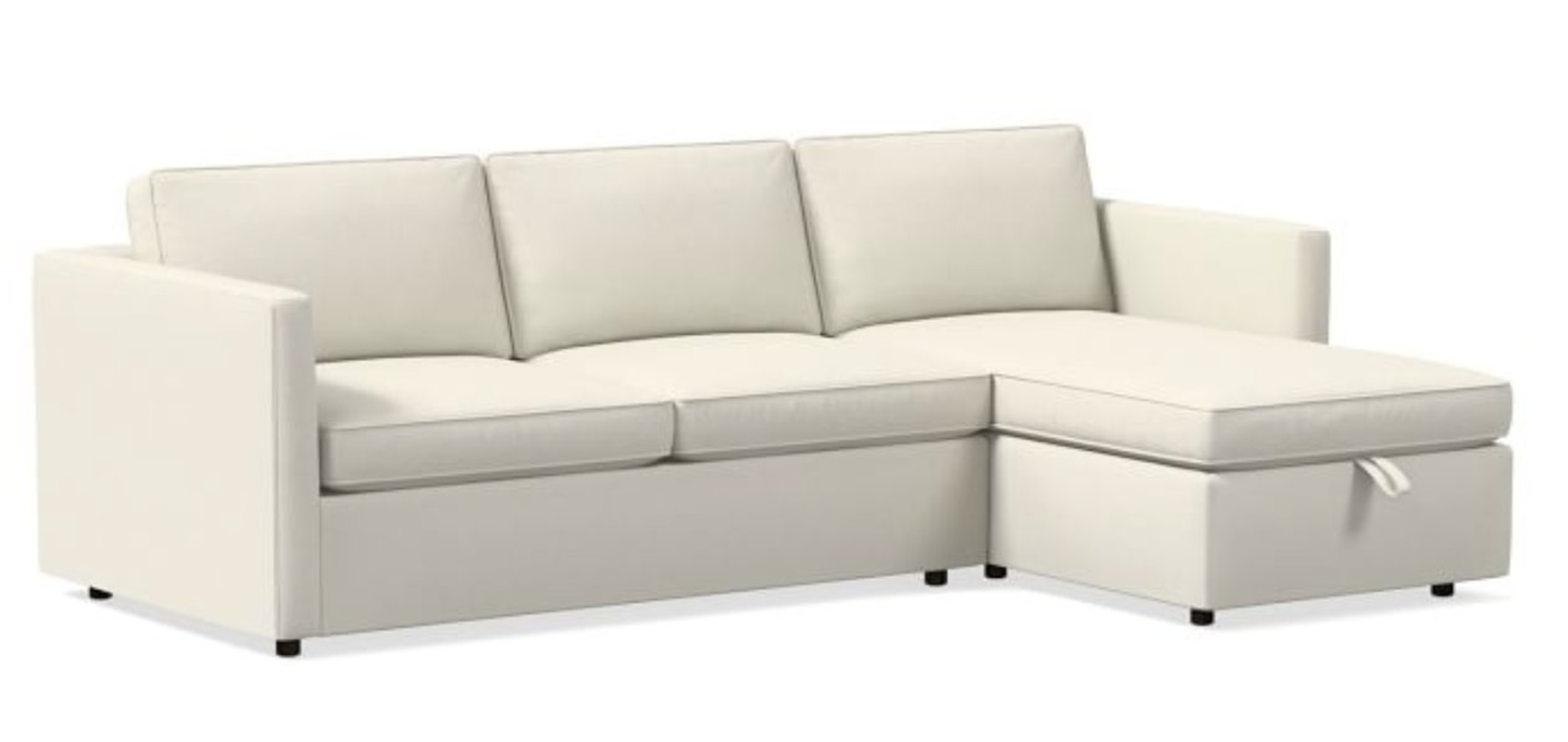 Harris Right 2-Piece Chaise Sectional w/ Storage - West Elm