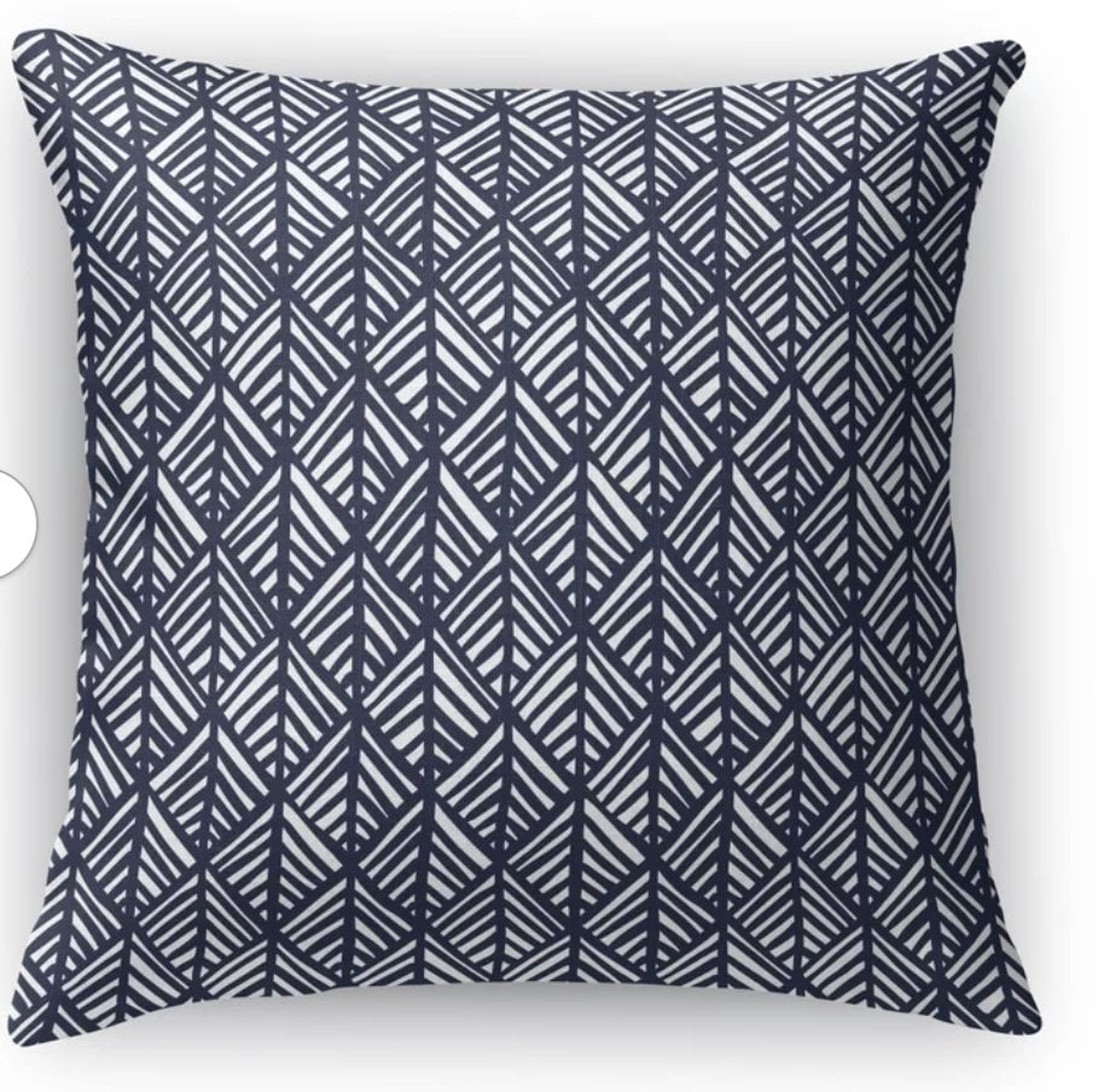 Jaren pillow blue 18" x 18" - Wayfair