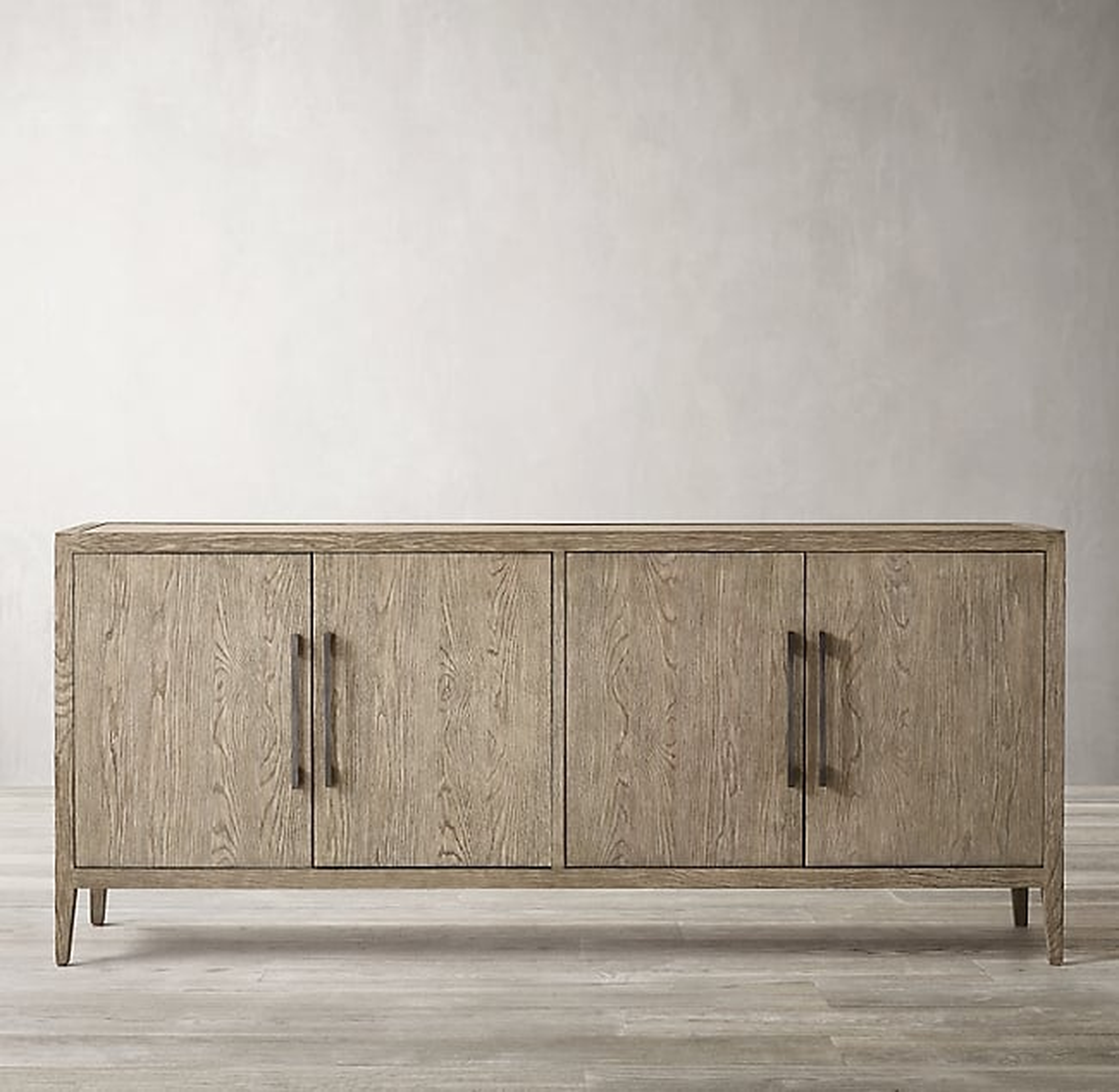 FRENCH CONTEMPORARY PANEL 4-DOOR SIDEBOARD - RH
